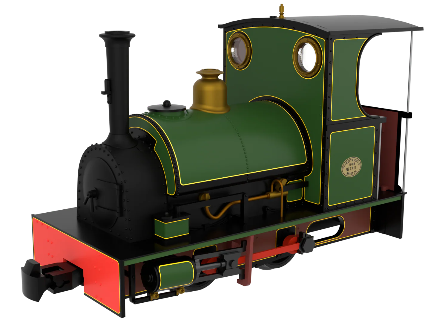 814502 Peckett & Sons Cranmore Class 0-4-0ST Peckett Standard Green Steam Locomotive - DCC Fitted