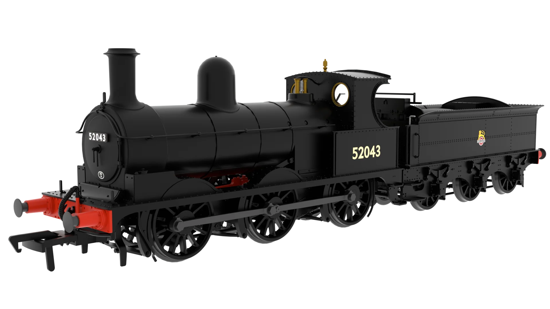 817510 Class 25 'Ironclad' 0-6-0 No.52043 Lancashire & Yorkshire BR Early Crest Steam Locomotive - DCC Sound