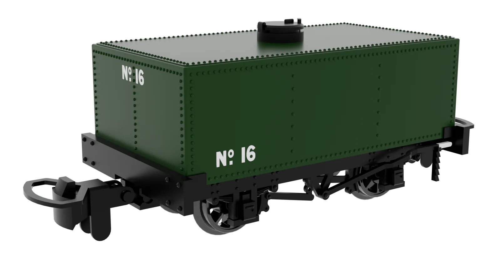 833102 Rectangular Tank - Plain Green No. 16