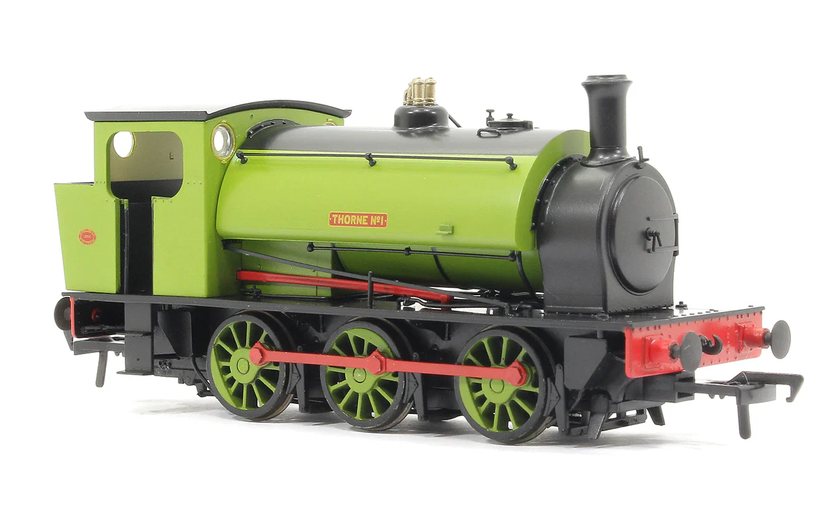 903007 16" Hunslet "Thorne No.1" Plain Green - Steam Tank Locomotive - Image 4