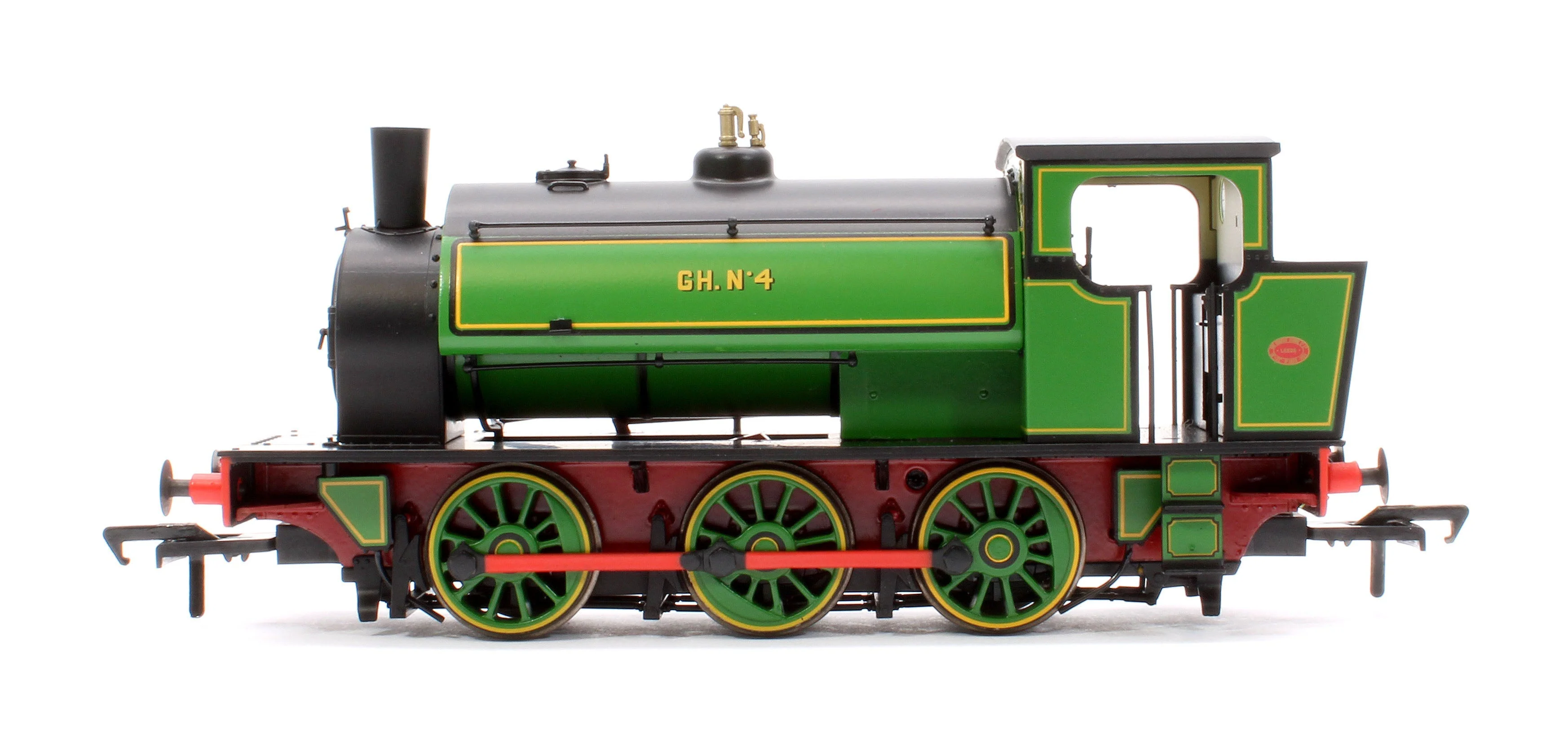 903015 Pre-Owned 16” Hunslet No. 4, Glasshoughton Colliery Lined Green, Stovepipe Chimney, No. 3855 - Image 5