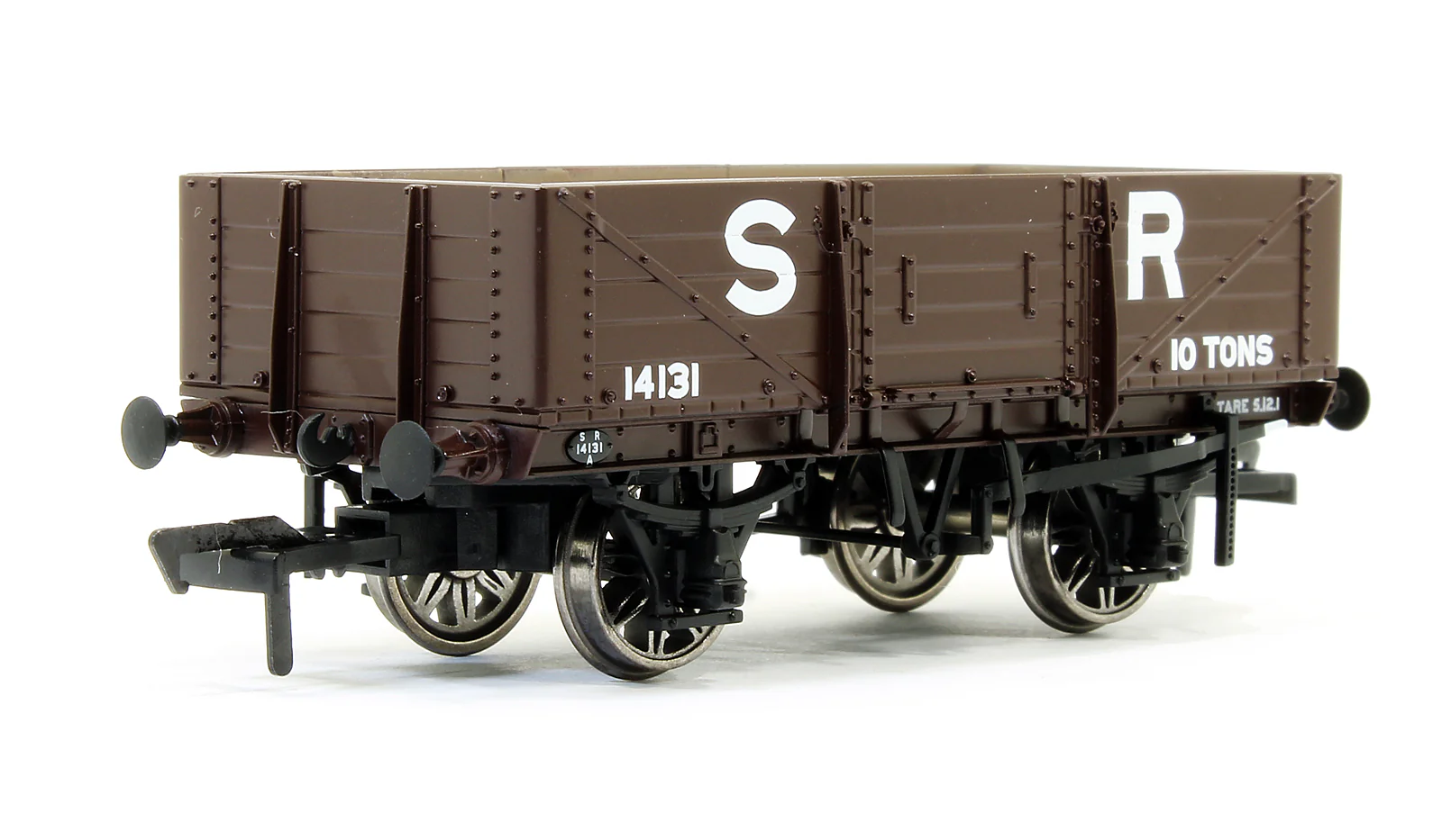 906003 SECR 1347 5 Plank Open Wagon - SR Brown (pre-1936) #14131