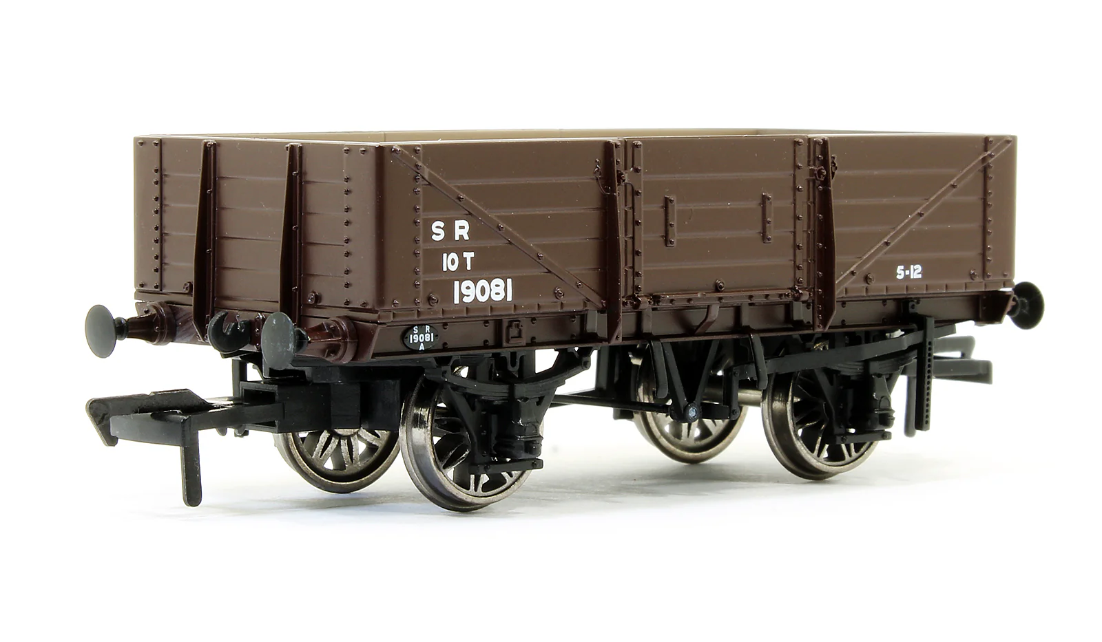 906006 SECR 1347 5 Plank Open Wagon - SR Brown (post-1936) #19081