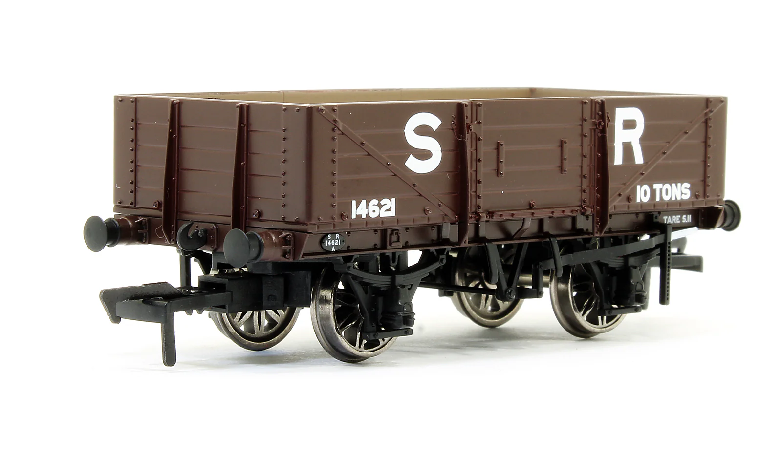 906013 SECR 1349 5 Plank Open Wagon - SR Brown (pre-1936) #14621