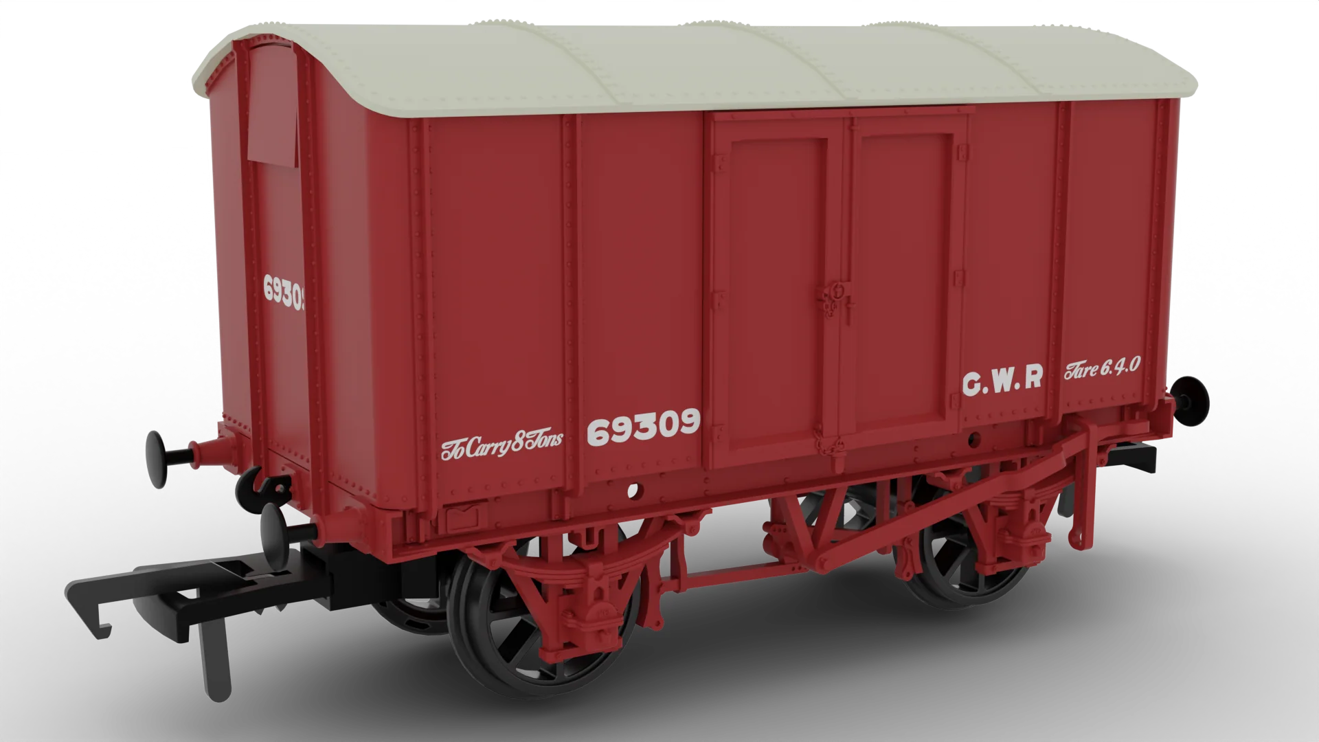 908035 Dia. V6 Iron Mink GWR Red (RHS GWR Lettering) No.69303