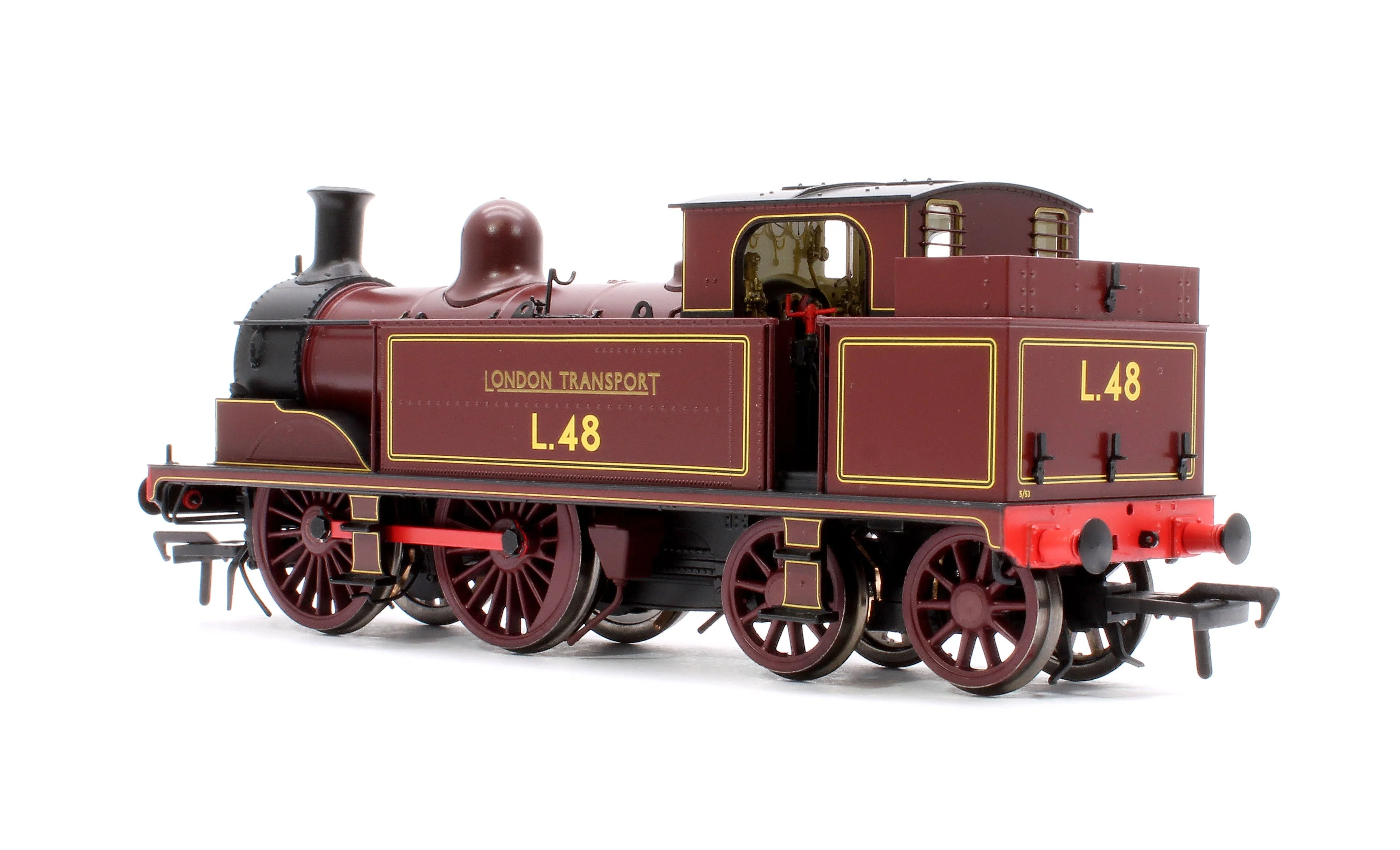 909502 Pre-Owned Metropolitan Railway E Class No. 1 0-4-4T No. L48, London Transport Lined Maroon - Steam Tank Locomotive - DCC Sound Fitted - Image 2