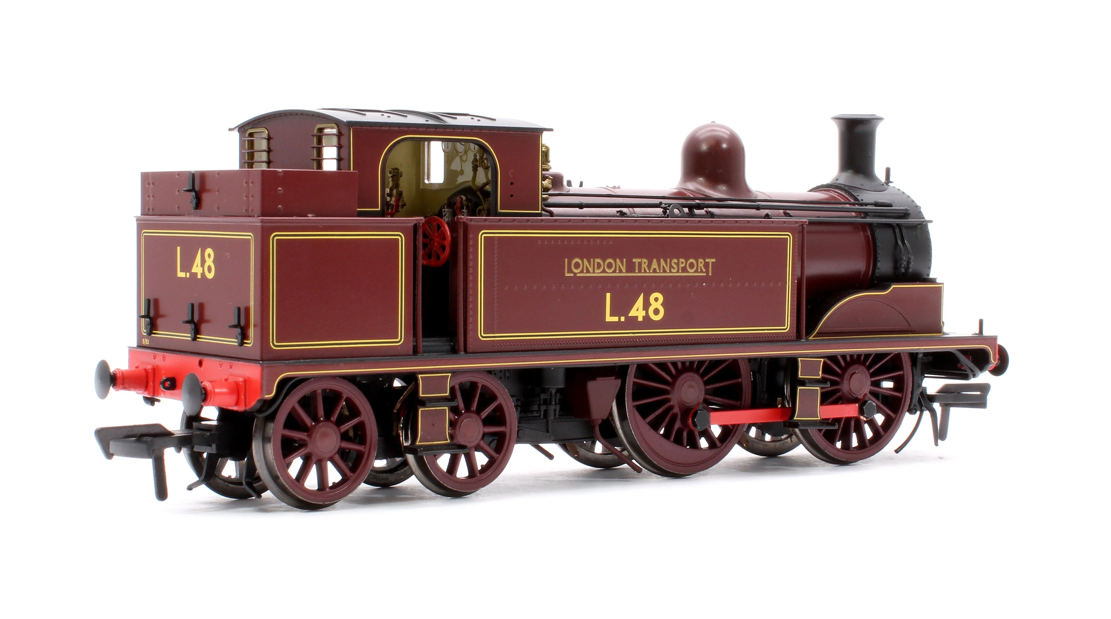 909502 Pre-Owned Metropolitan Railway E Class No. 1 0-4-4T No. L48, London Transport Lined Maroon - Steam Tank Locomotive - DCC Sound Fitted - Image 3