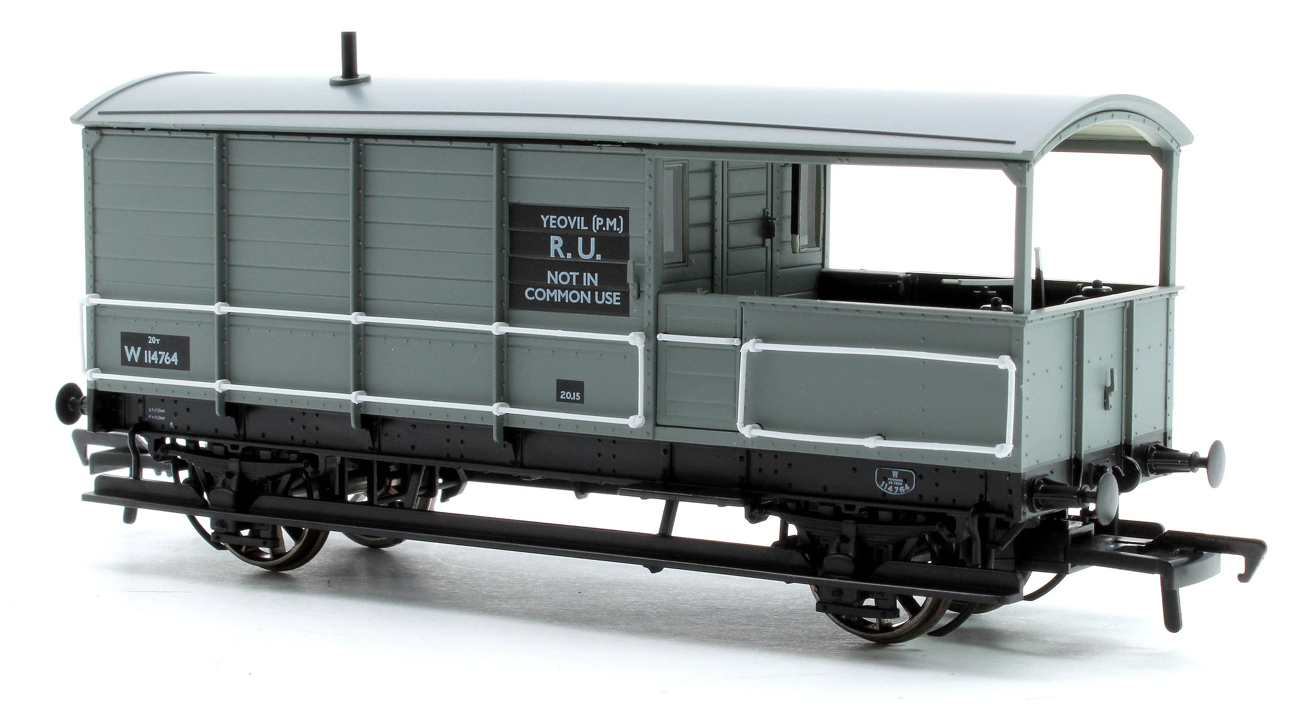 Pre-Owned 918008 Diagram AA20 Toad Brake Van No. W114764, Yeovil Pen Mill RU, BR grey - Image 3