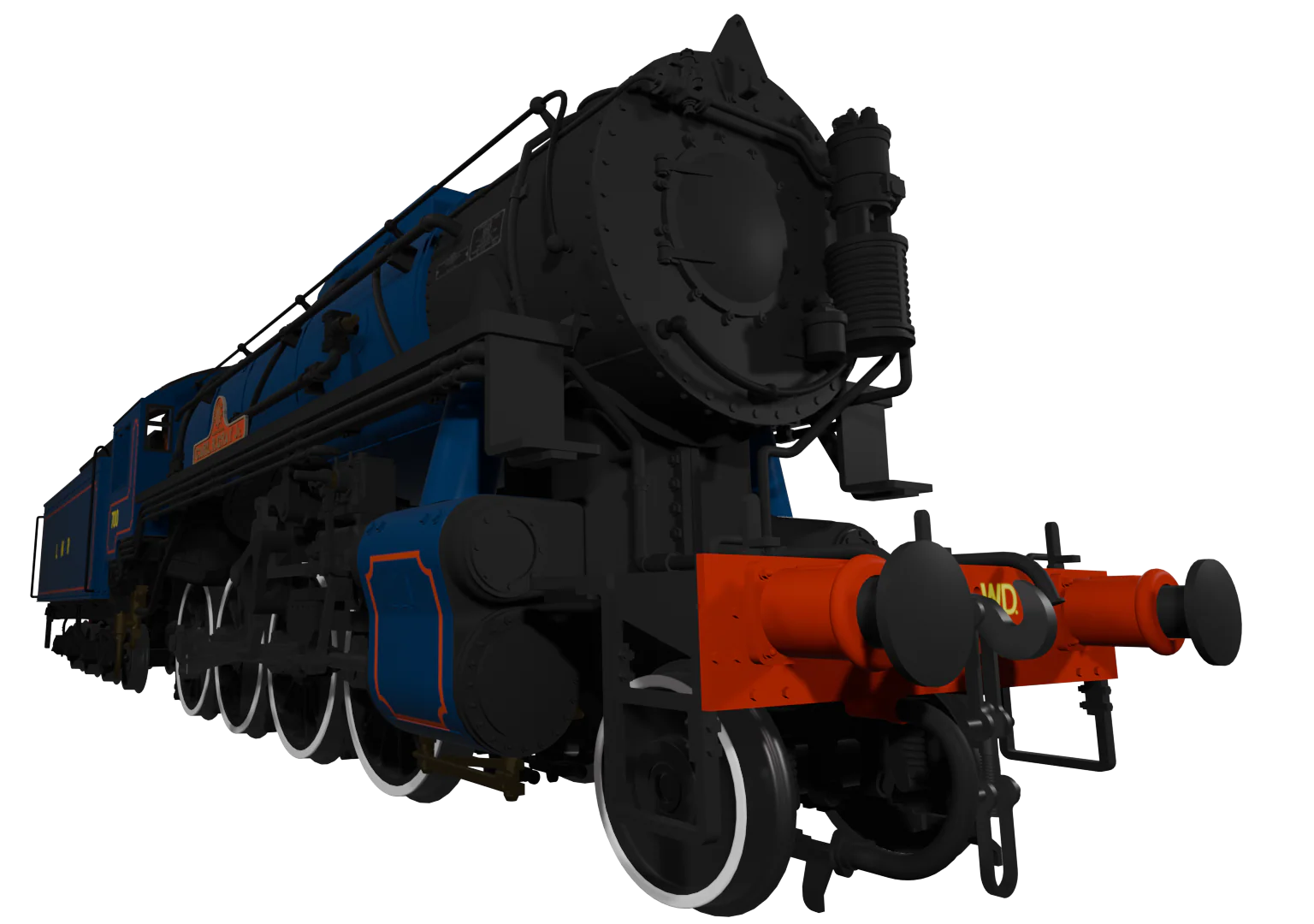 926505 USATC S160 2-8-0 Major General Carl R Gray Jr LMR Blue No.700 Steam Locomotive - DCC Sound - Image 6