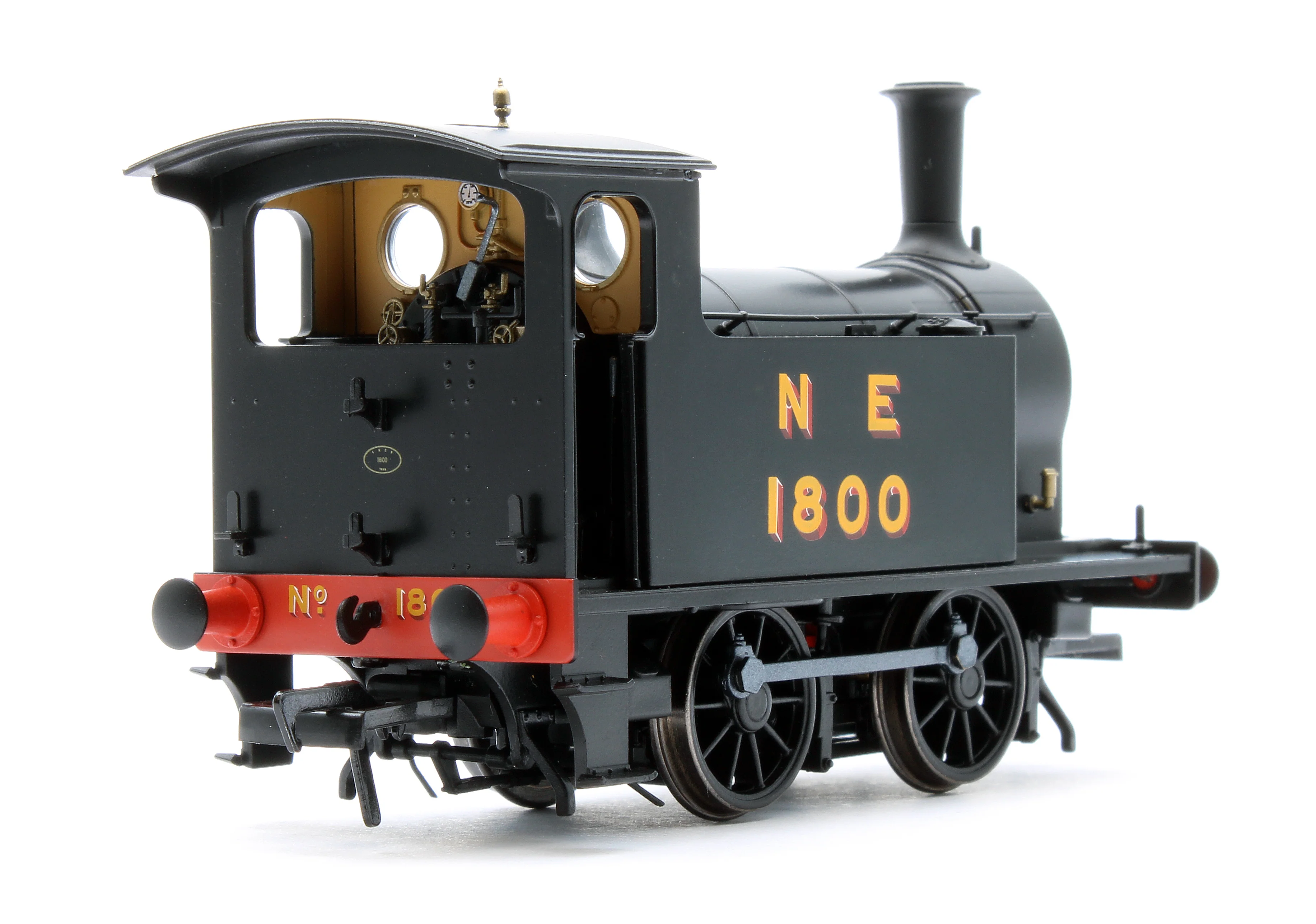 932005 LNER Y7 - No.1800 NE Wartime Livery Steam Locomotive - Image 7