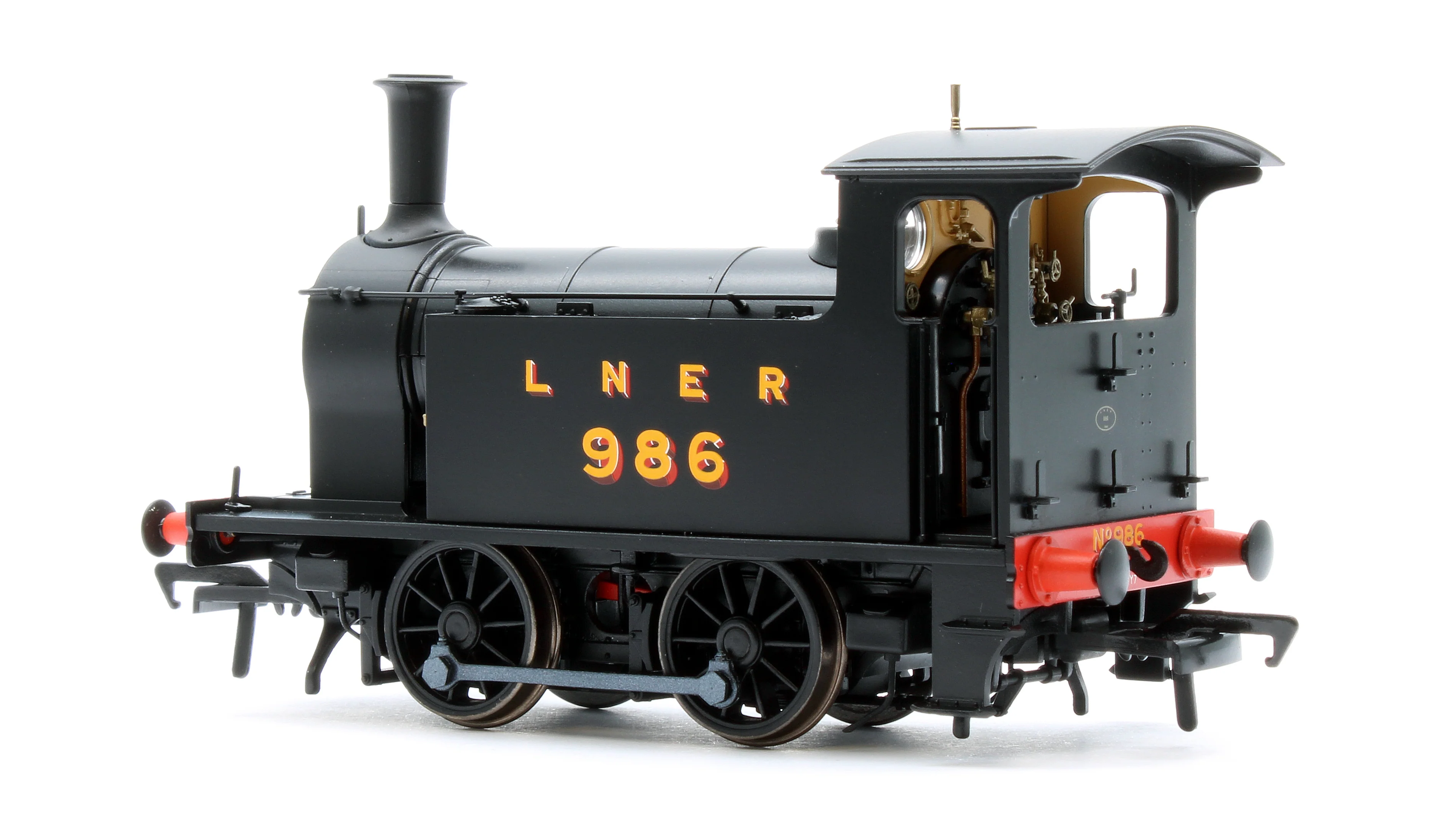 932506 LNER Y7 - No.986 LNER Livery Steam Locomotive - DCC Sound - Image 4