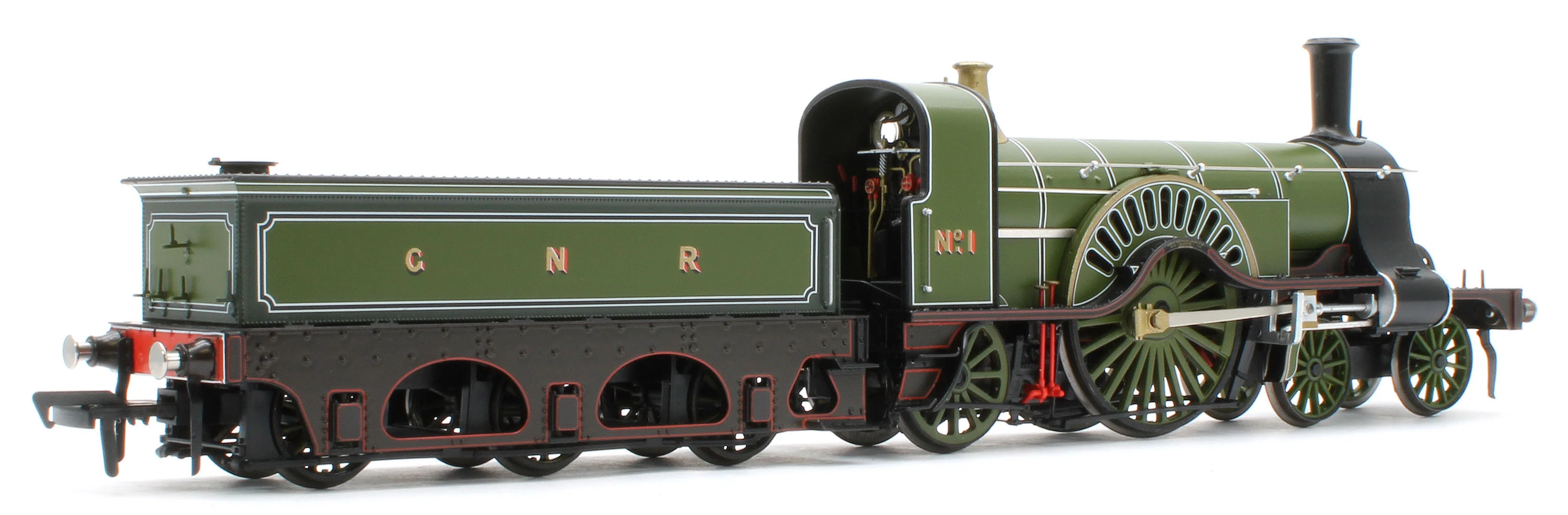 947503 GNR Stirling Single 4-2-2 No.1 '200 Years Special' (Locomotion Models Exclusive) Steam Locomotive - DCC Sound - Image 6