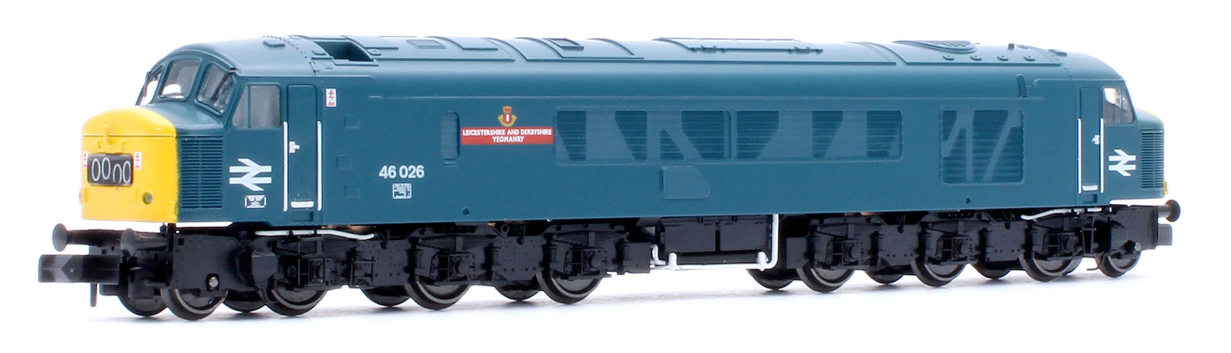 948204 Class 46 46026 "Leicestershire and Derbyshire Yeomanry" BR Blue With Headcode Blinds Diesel Locomotive
