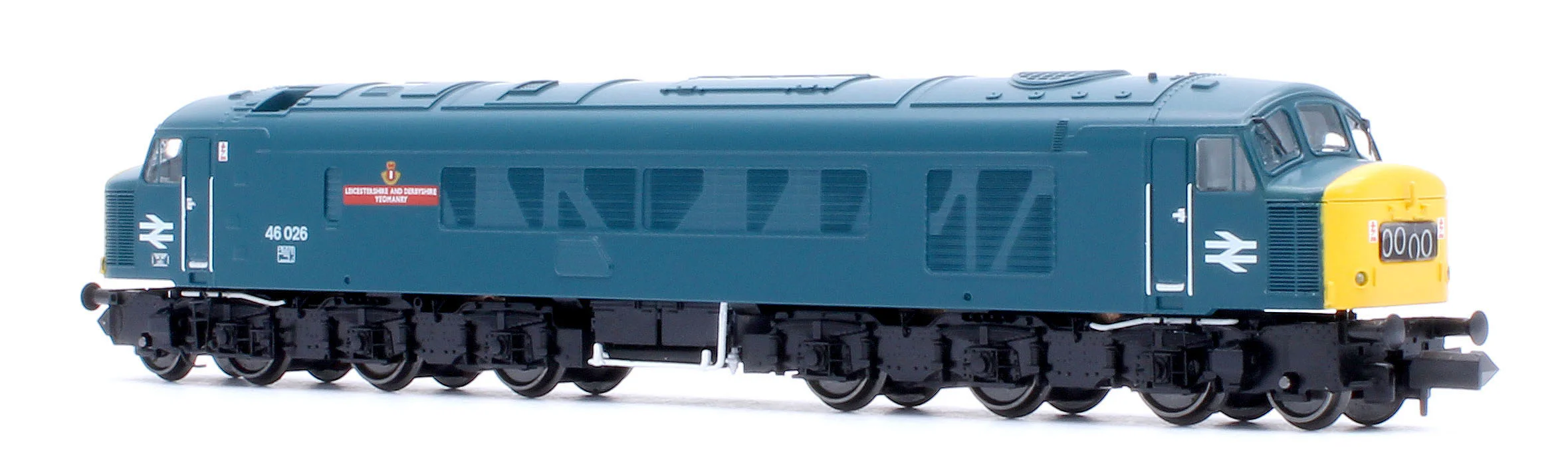 948204 Class 46 46026 "Leicestershire and Derbyshire Yeomanry" BR Blue With Headcode Blinds Diesel Locomotive - Image 3
