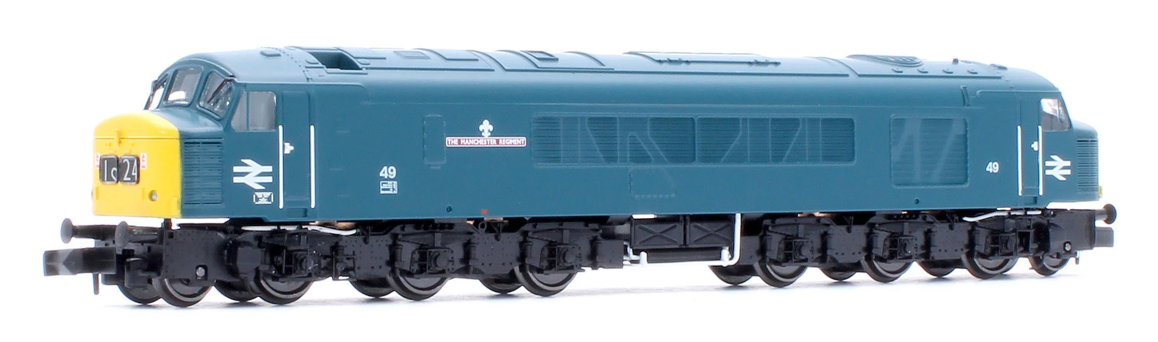 948605 Class 45 49 "The Manchester Regiment" BR Blue With Headcode Blinds Diesel Locomotive - DCC Sound