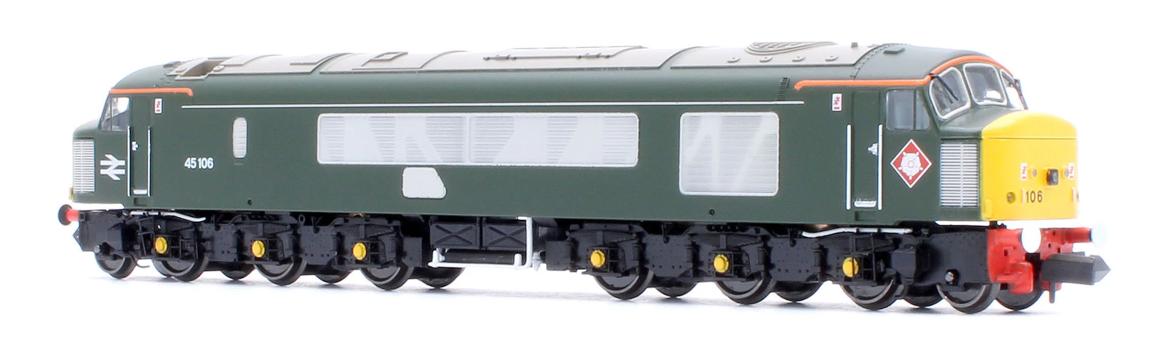 948612 Class 45 45106 Heritage BR Green With Sealed Beam & Hight Intensity Headlights Diesel Locomotive - DCC Sound - Image 3