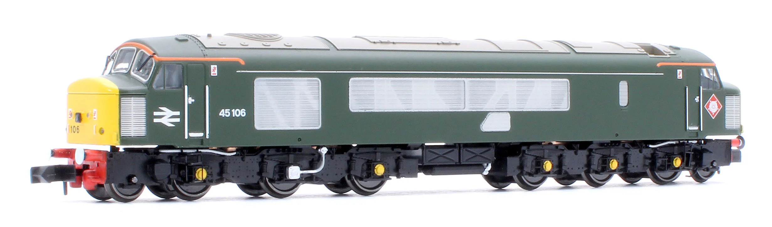 948612 Class 45 45106 Heritage BR Green With Sealed Beam & Hight Intensity Headlights Diesel Locomotive - DCC Sound - Image 4