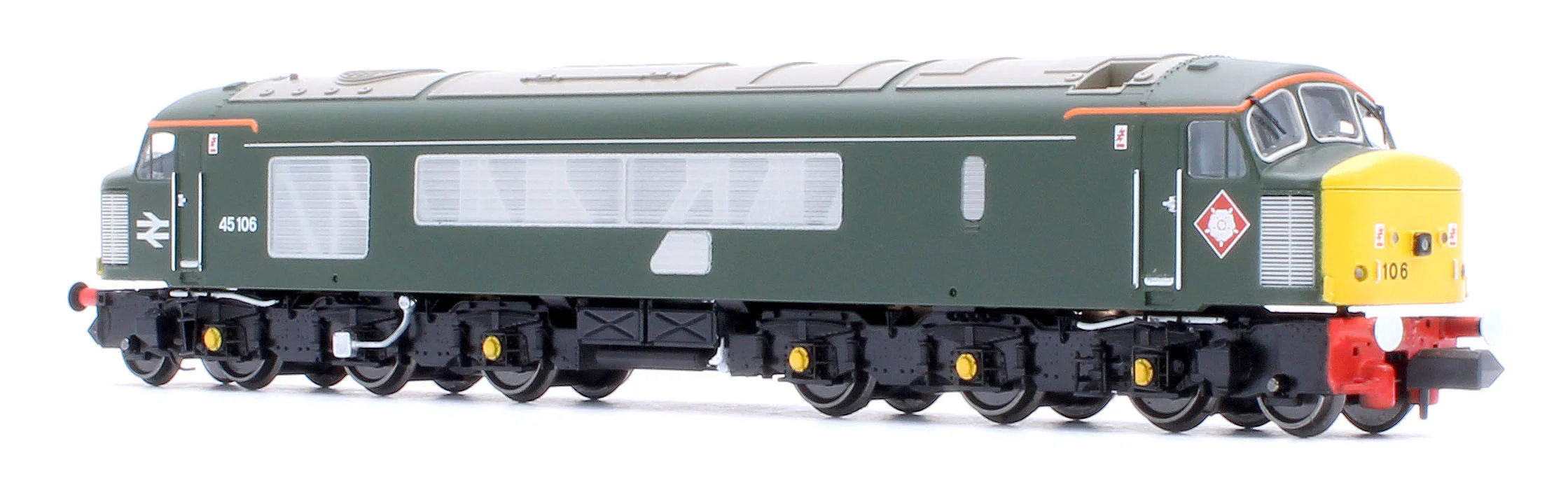 948612 Class 45 45106 Heritage BR Green With Sealed Beam & Hight Intensity Headlights Diesel Locomotive - DCC Sound - Image 5