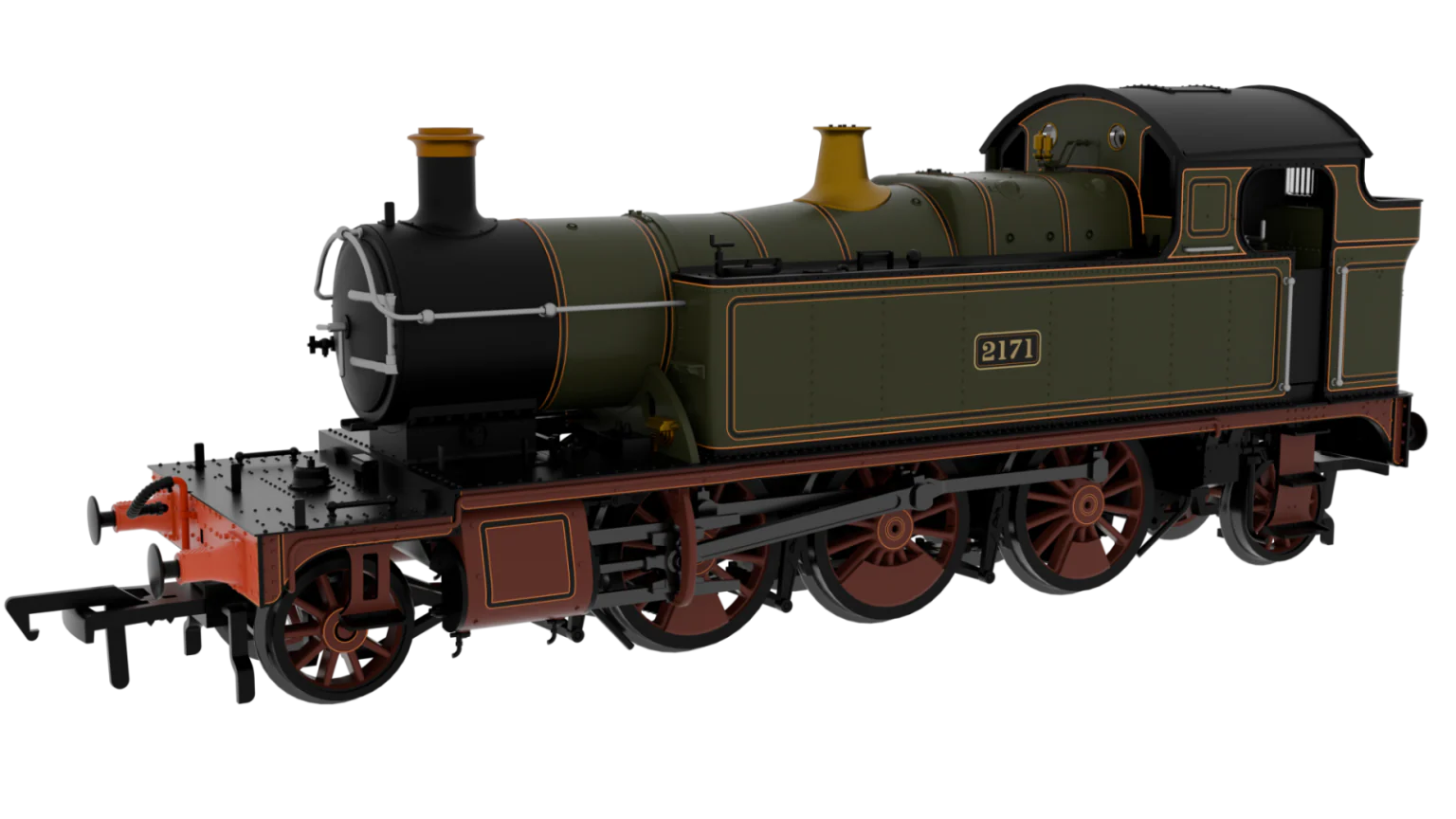 951601 GWR 45xx No.2171 GWR Lined Green (pre-1906) Steam Locomotive - DCC Sound