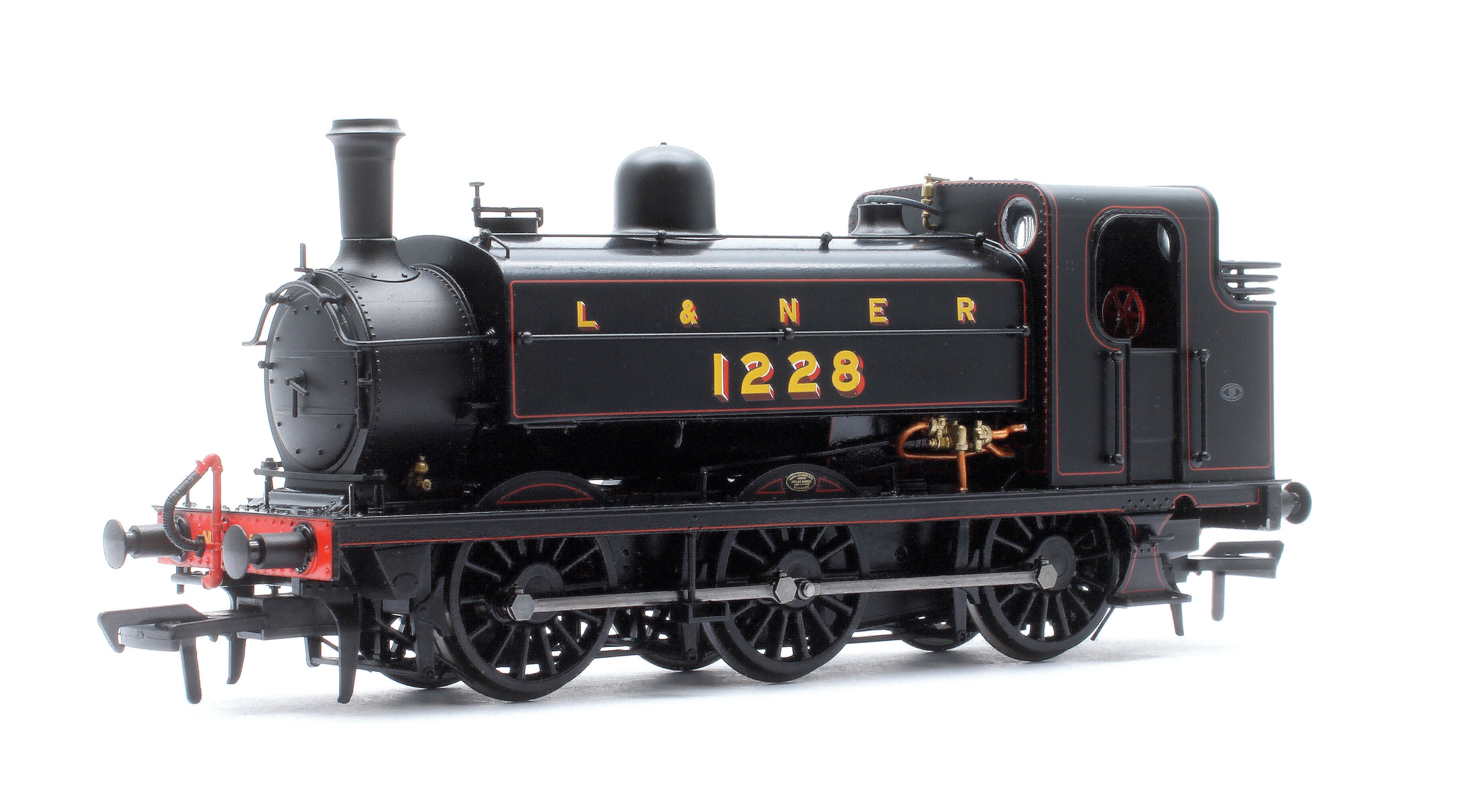 958003 LNER J52/2 No.1228 L&NER Black with Red Lining Steam Tank Locomotive