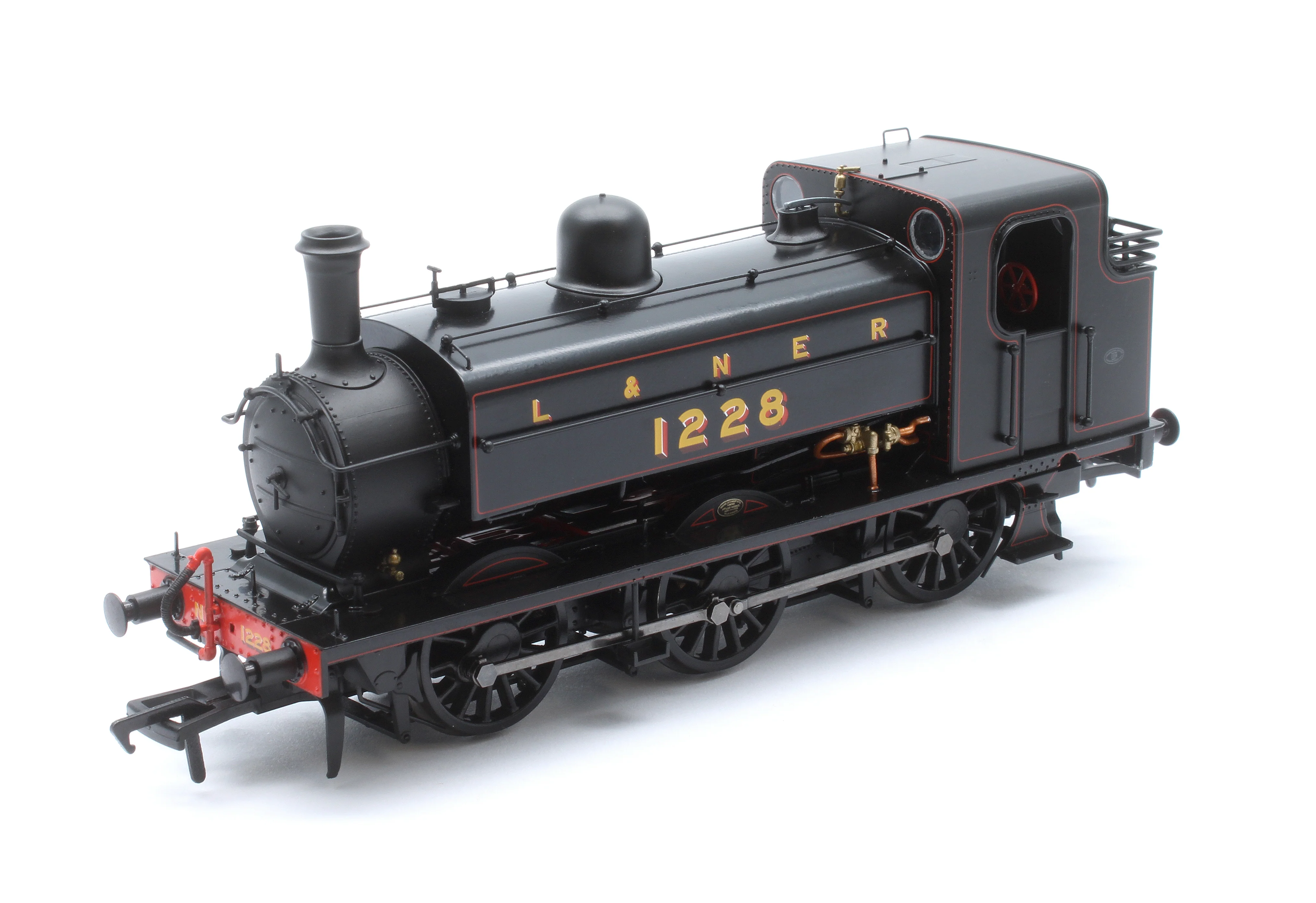 958003 LNER J52/2 No.1228 L&NER Black with Red Lining Steam Tank Locomotive - Image 7