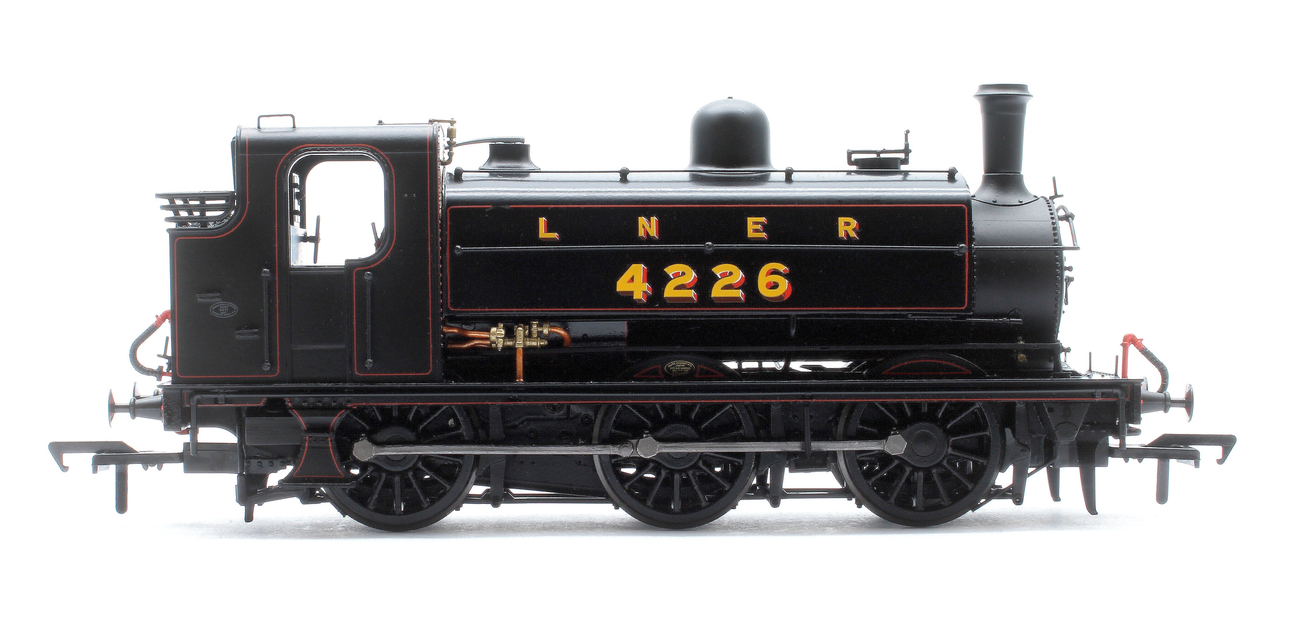 958004 LNER J52/2 No.4226 LNER Black with Red Lining Steam Tank Locomotive - Image 6