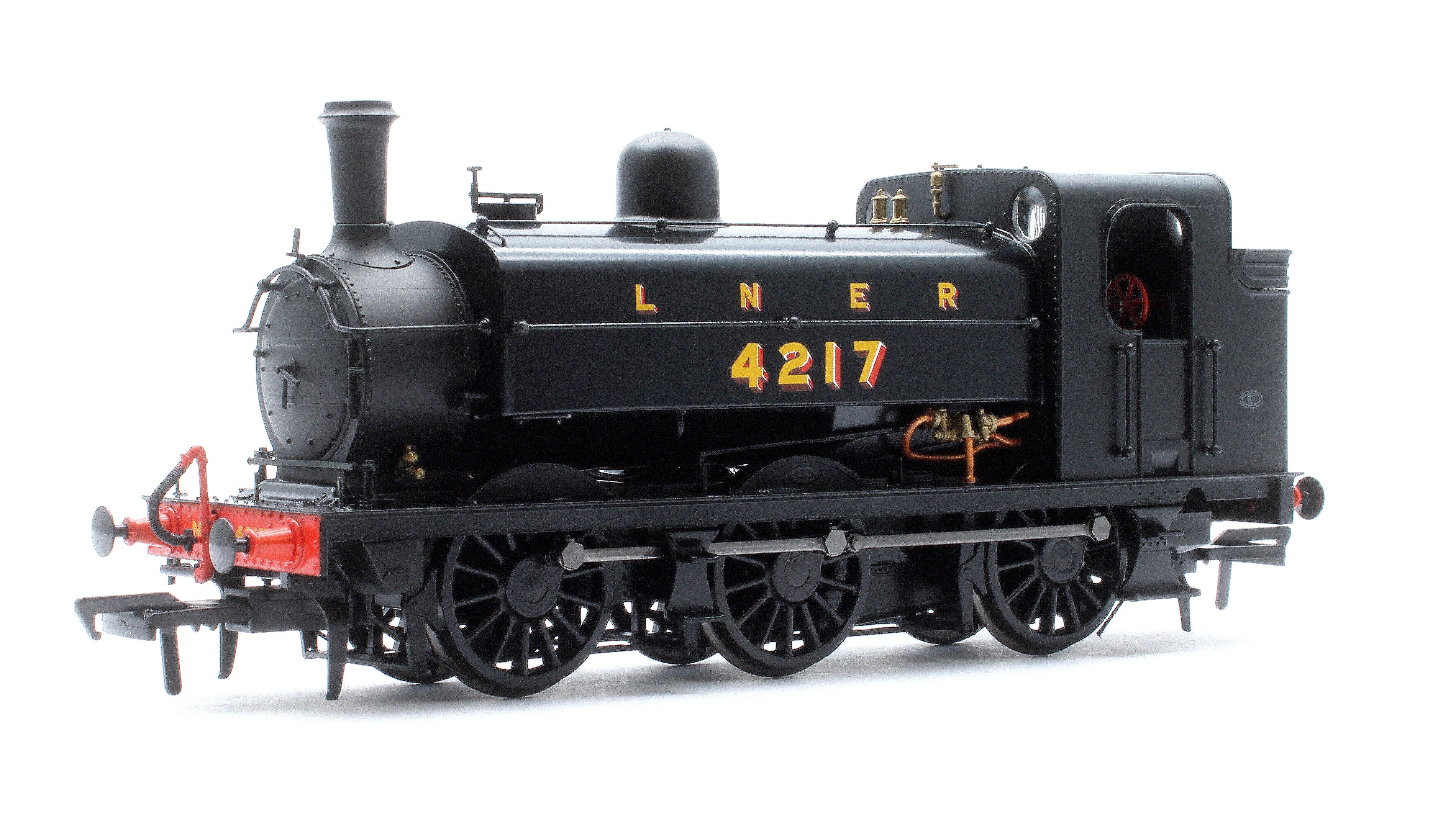 958005 LNER J52/2 No.4217 LNER Plain Black with Shaded Lettering Steam Tank Locomotive