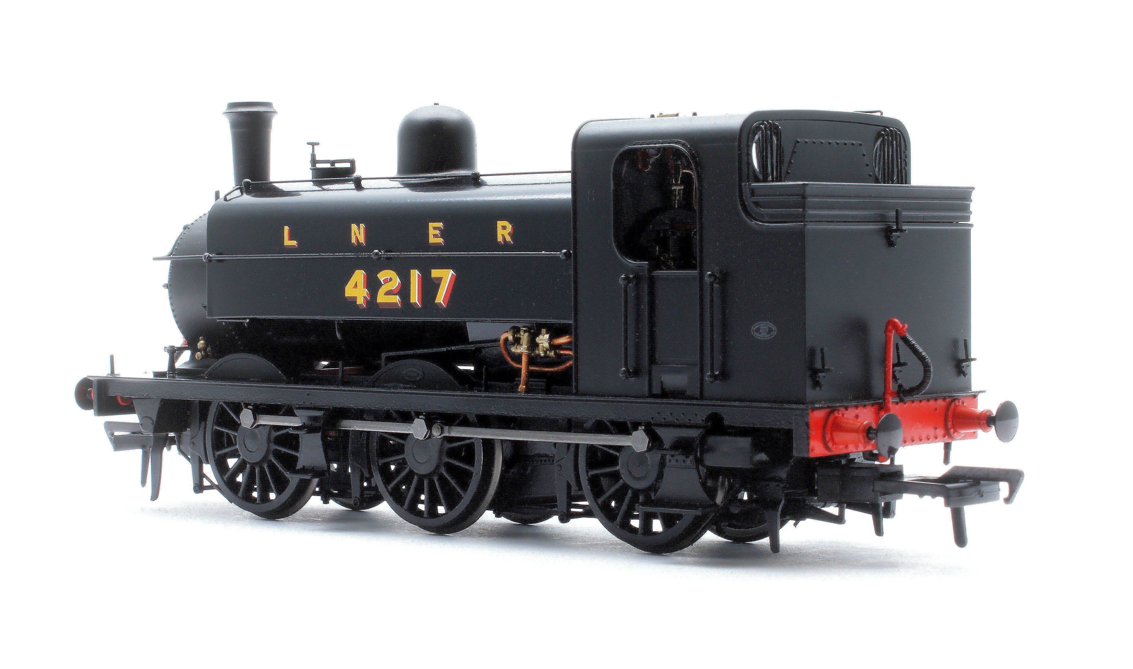 958005 LNER J52/2 No.4217 LNER Plain Black with Shaded Lettering Steam Tank Locomotive - Image 2