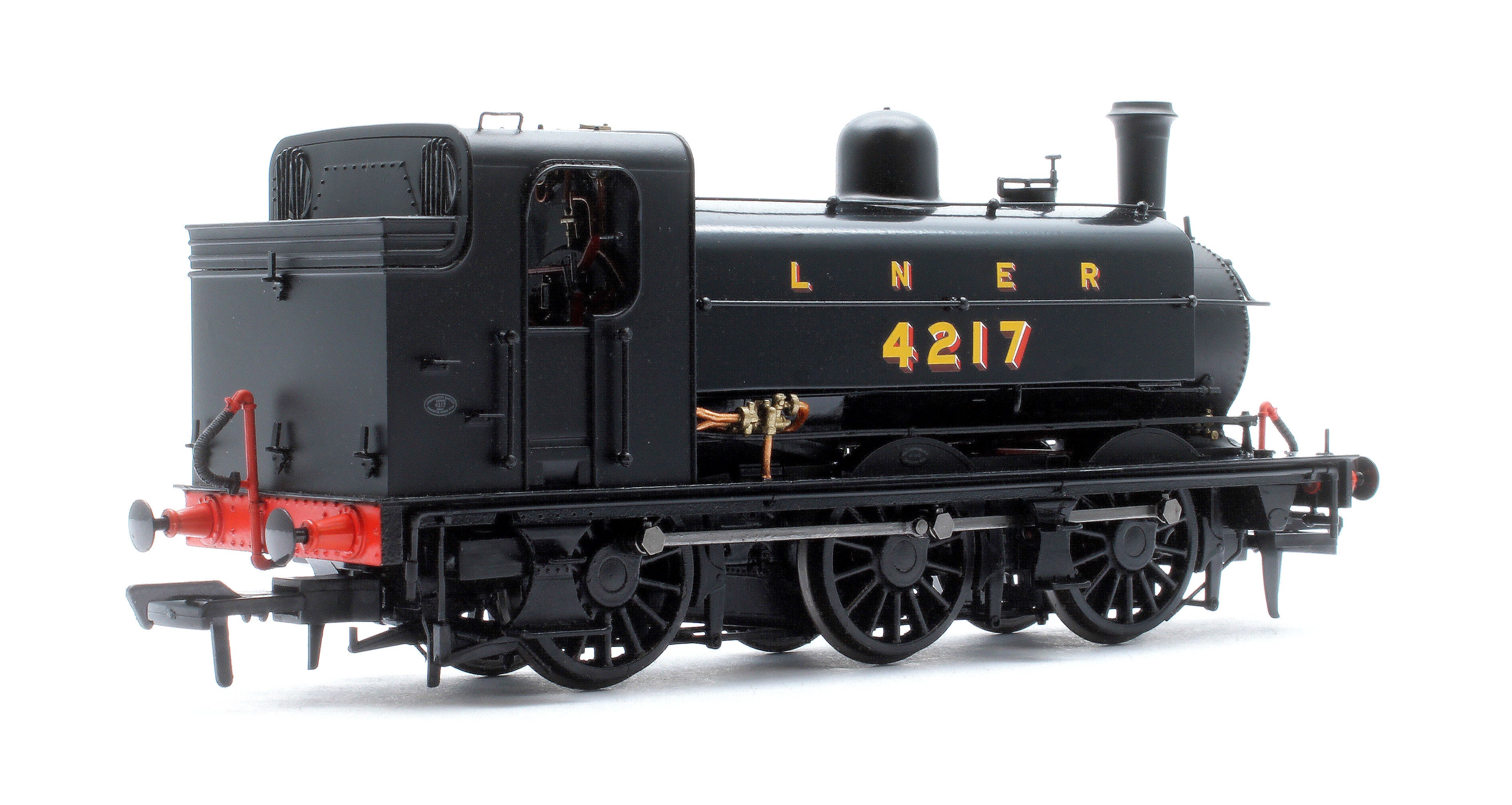 958005 LNER J52/2 No.4217 LNER Plain Black with Shaded Lettering Steam Tank Locomotive - Image 3