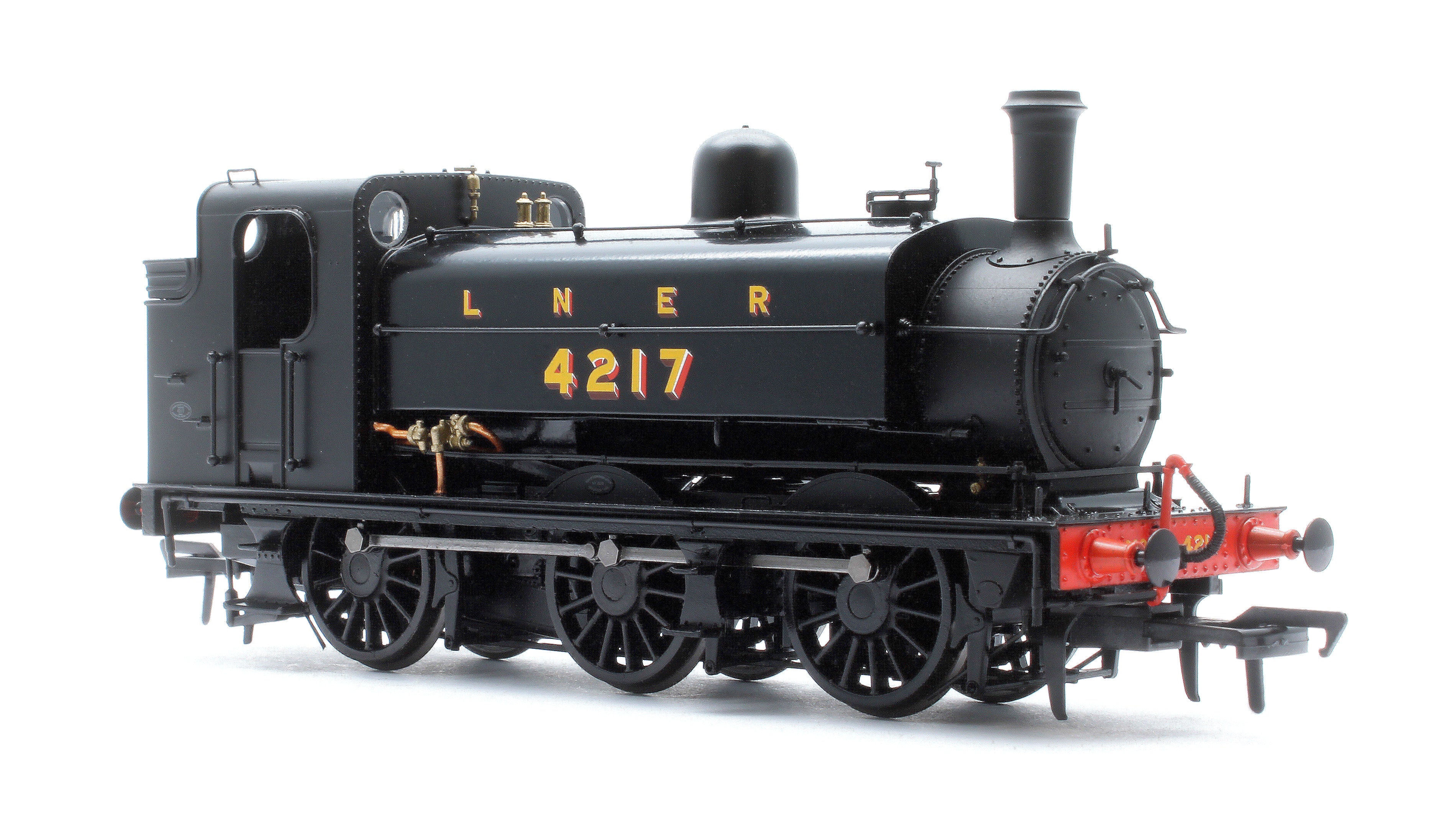958005 LNER J52/2 No.4217 LNER Plain Black with Shaded Lettering Steam Tank Locomotive - Image 4