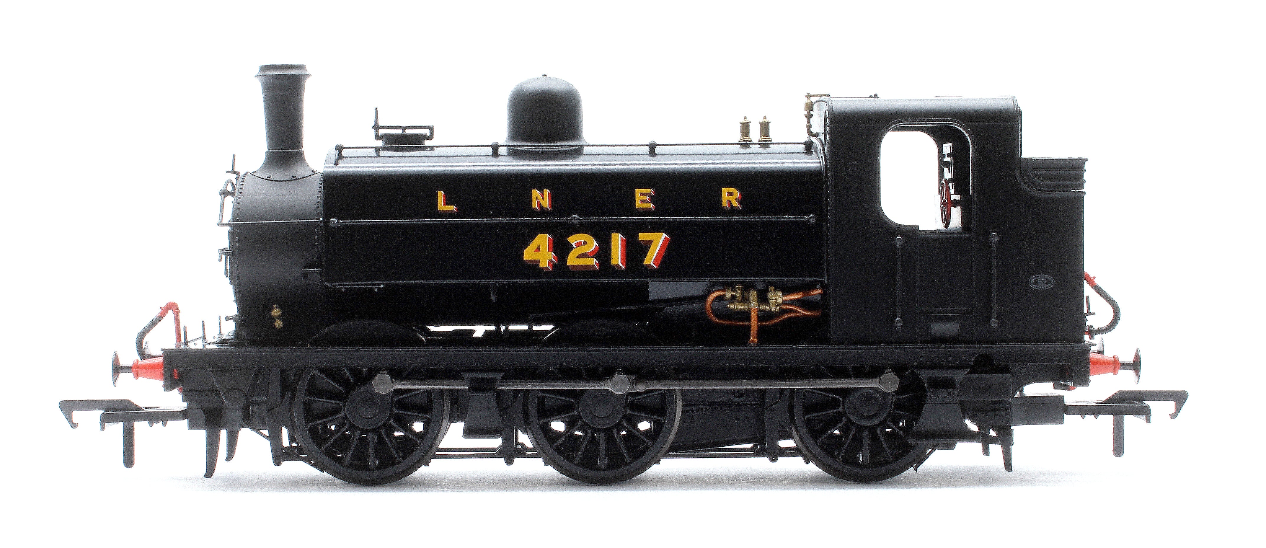 958005 LNER J52/2 No.4217 LNER Plain Black with Shaded Lettering Steam Tank Locomotive - Image 5