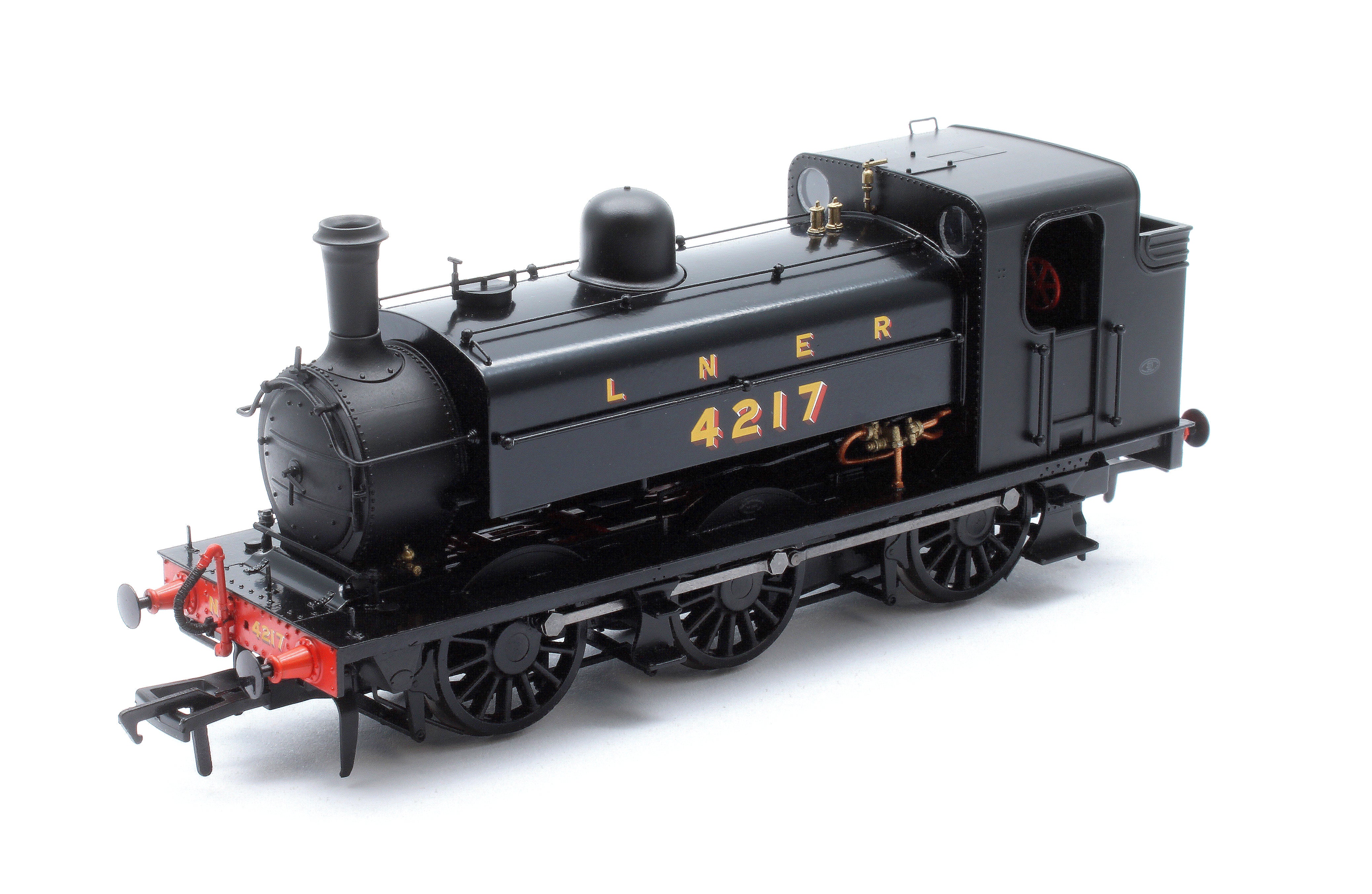 958005 LNER J52/2 No.4217 LNER Plain Black with Shaded Lettering Steam Tank Locomotive - Image 7