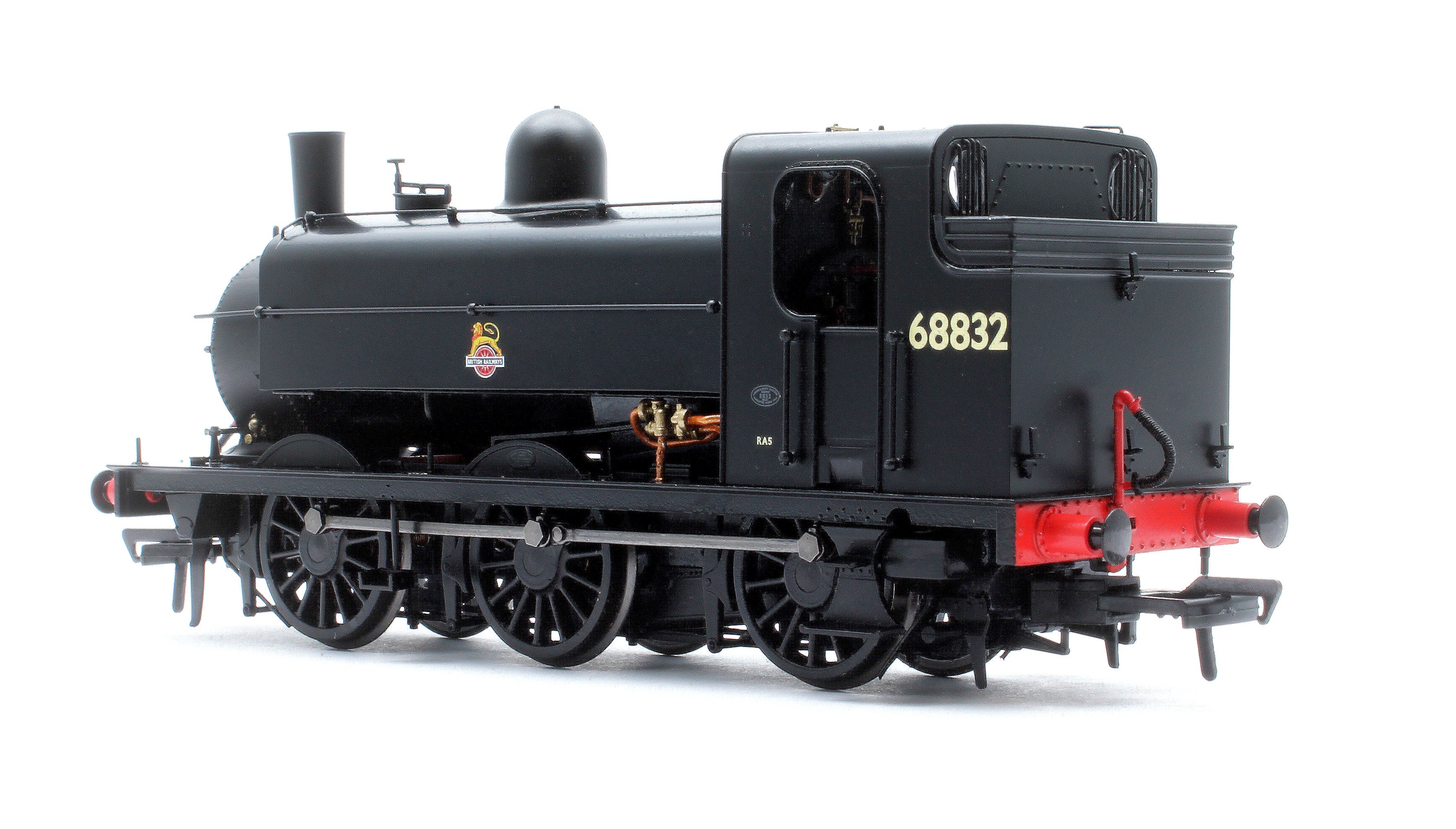 958009 LNER J52/2 No.68832 BR Unlined Black Early Crest Steam Tank Locomotive - Image 2
