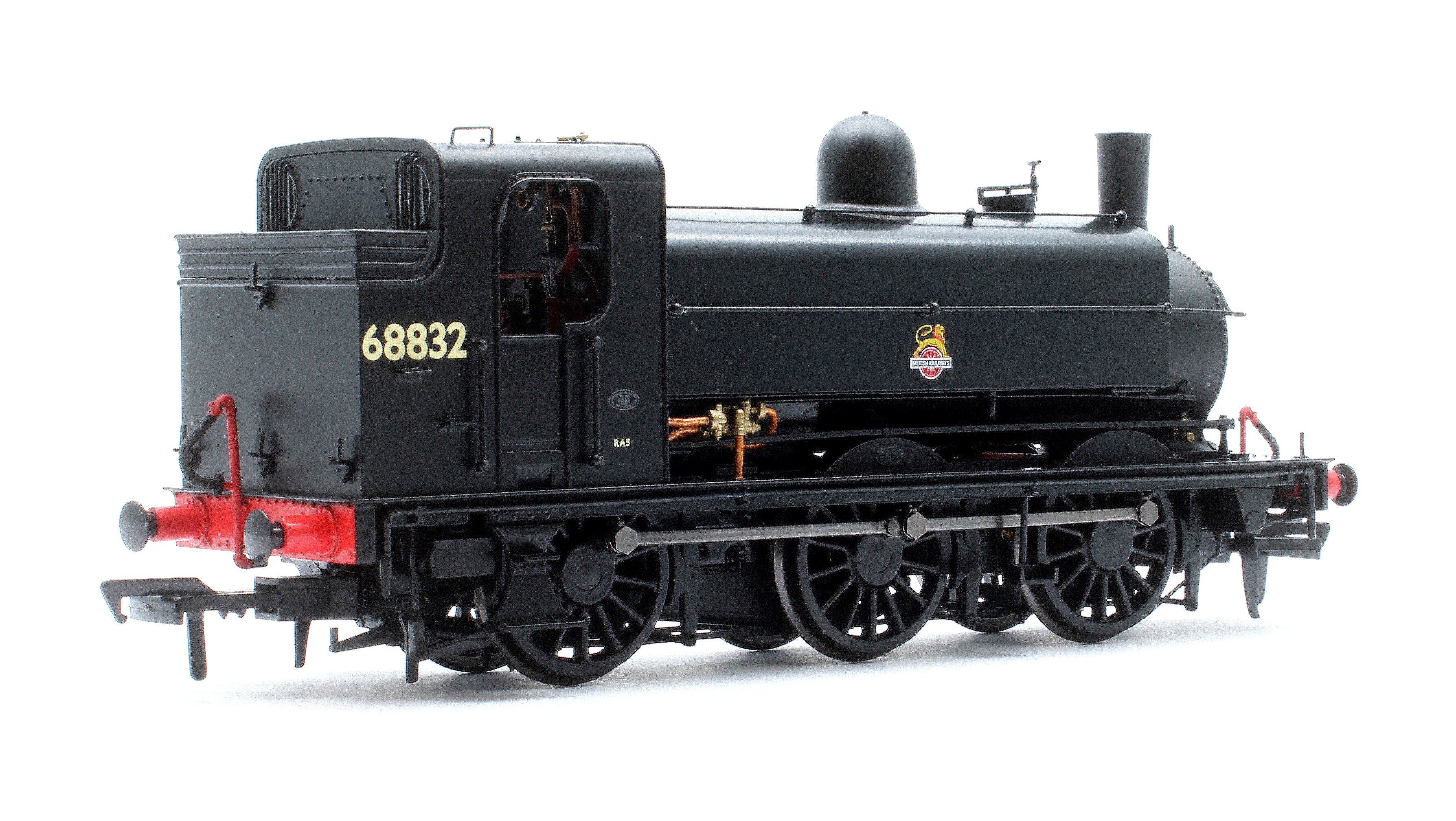 958009 LNER J52/2 No.68832 BR Unlined Black Early Crest Steam Tank Locomotive - Image 3