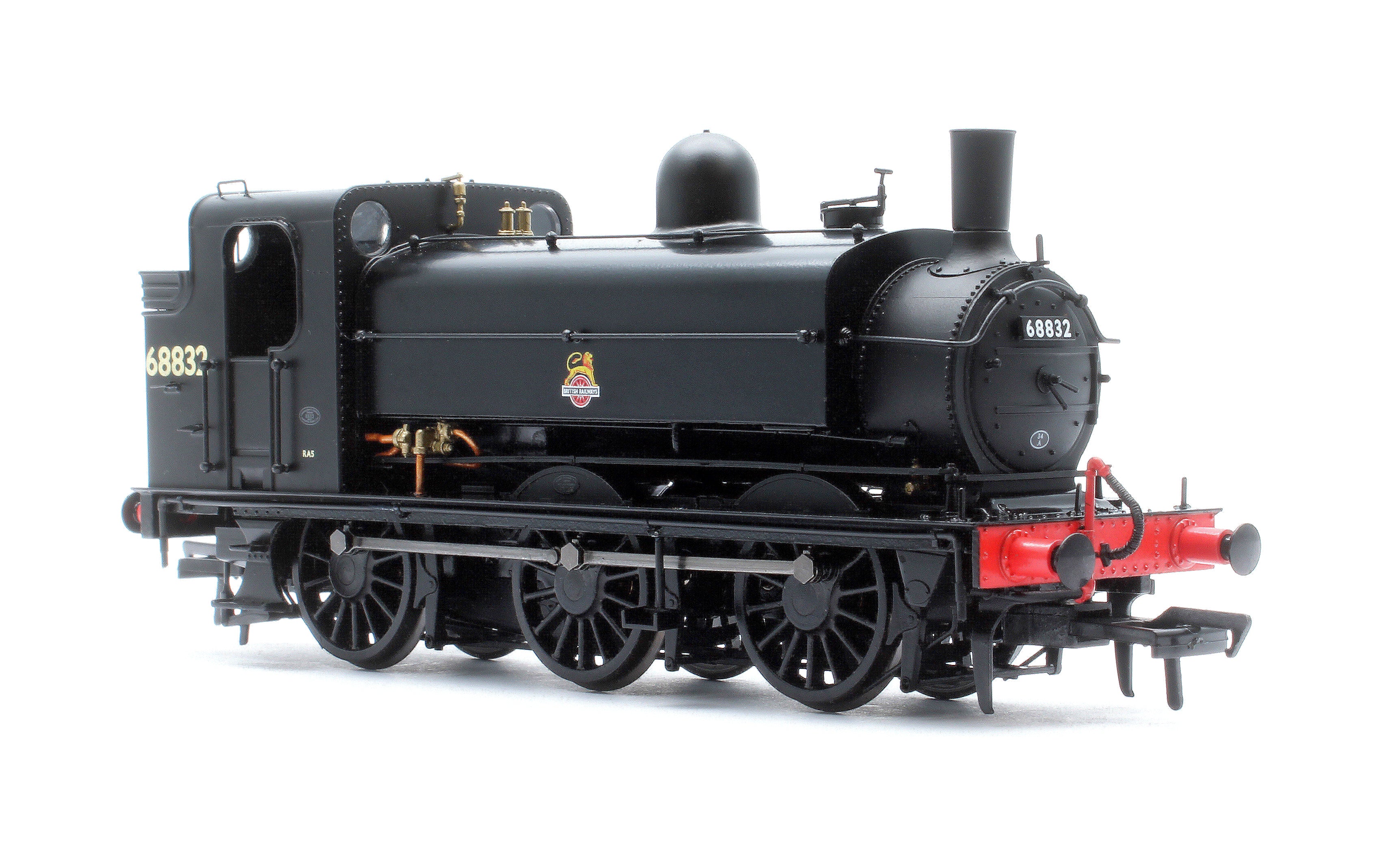 958009 LNER J52/2 No.68832 BR Unlined Black Early Crest Steam Tank Locomotive - Image 4