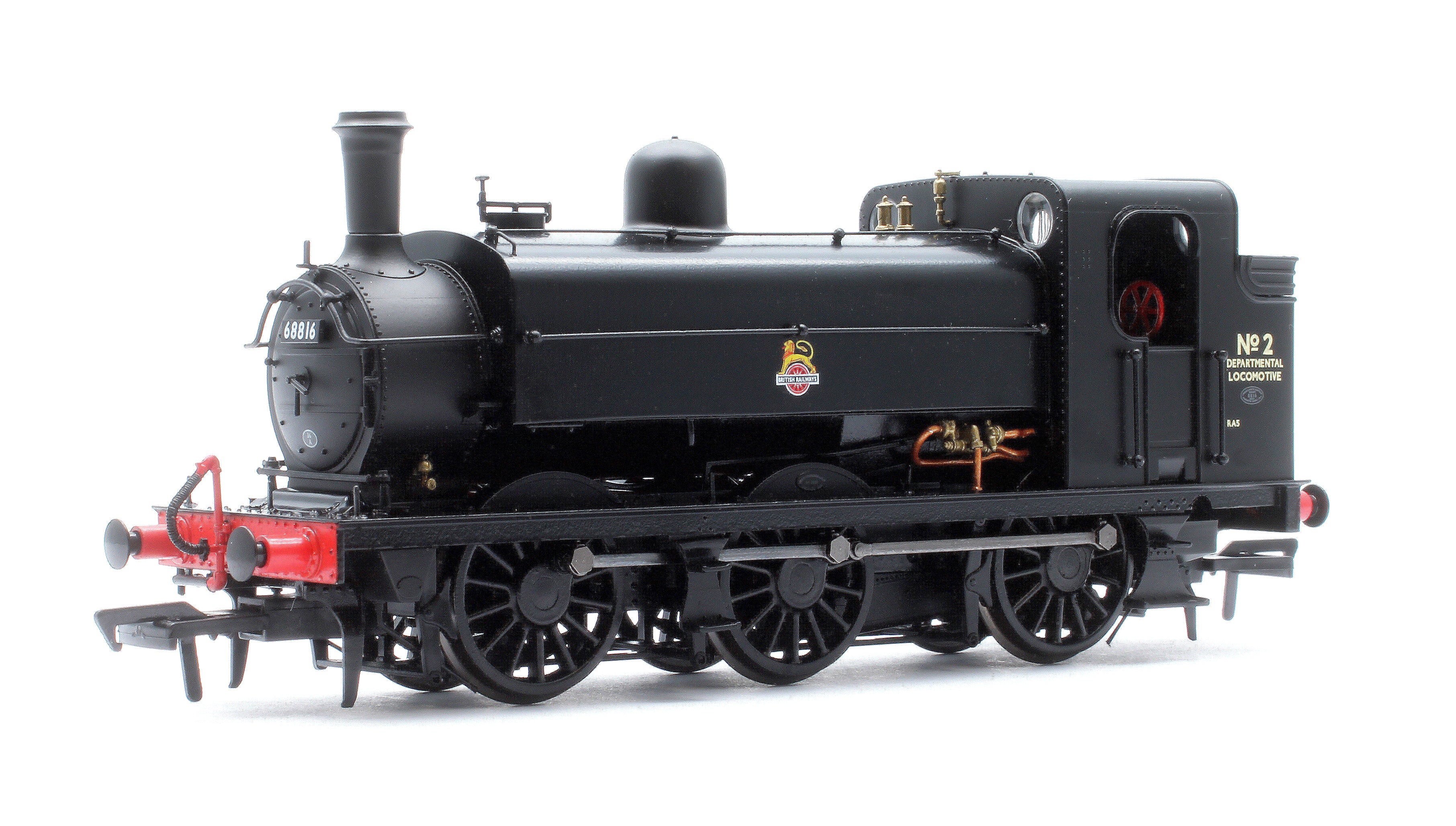 958510 LNER J52/2 No.2 BR Unlined Black Early Crest (Departmental Use) Steam Tank Locomotive - DCC Sound