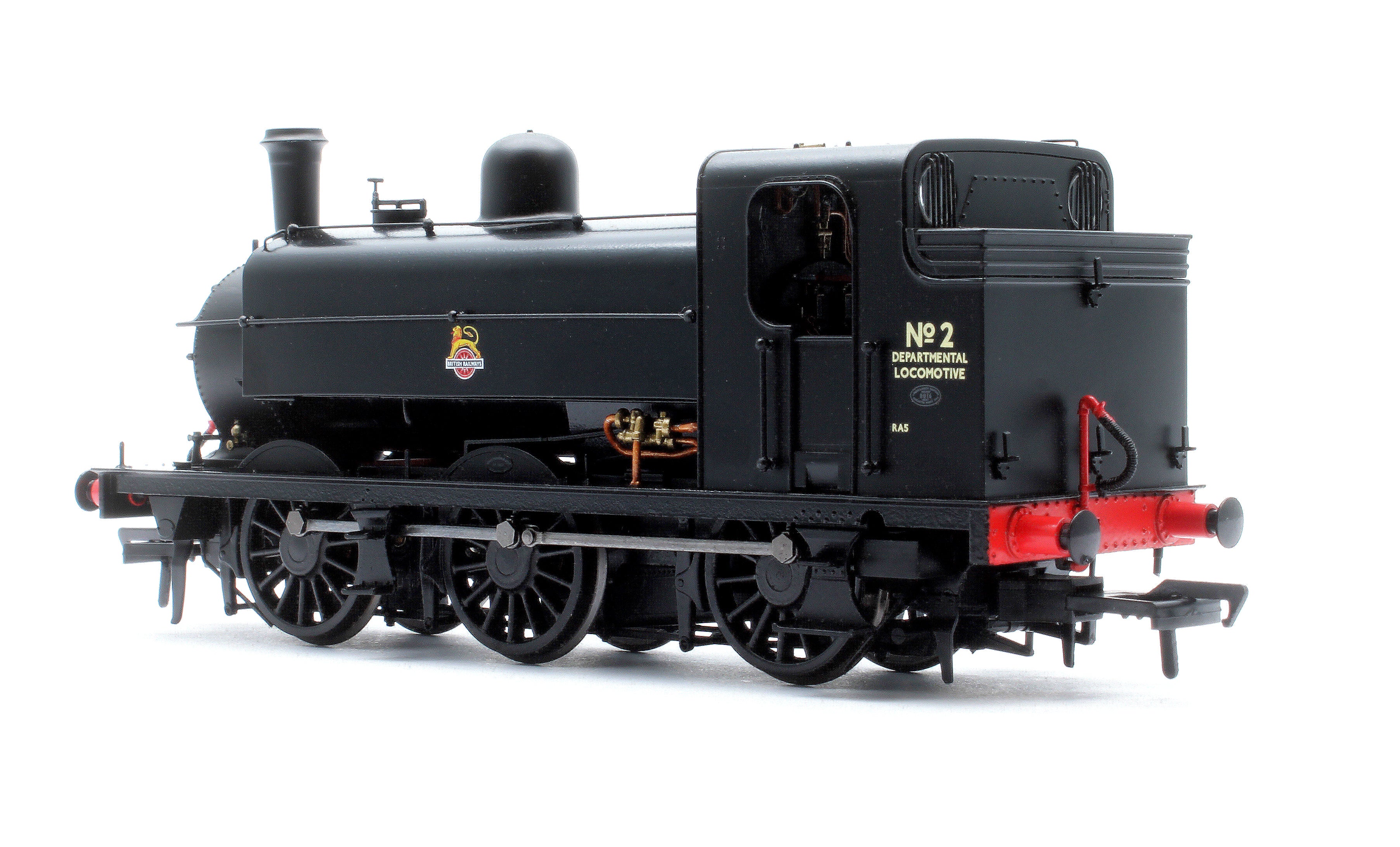 958510 LNER J52/2 No.2 BR Unlined Black Early Crest (Departmental Use) Steam Tank Locomotive - DCC Sound - Image 2