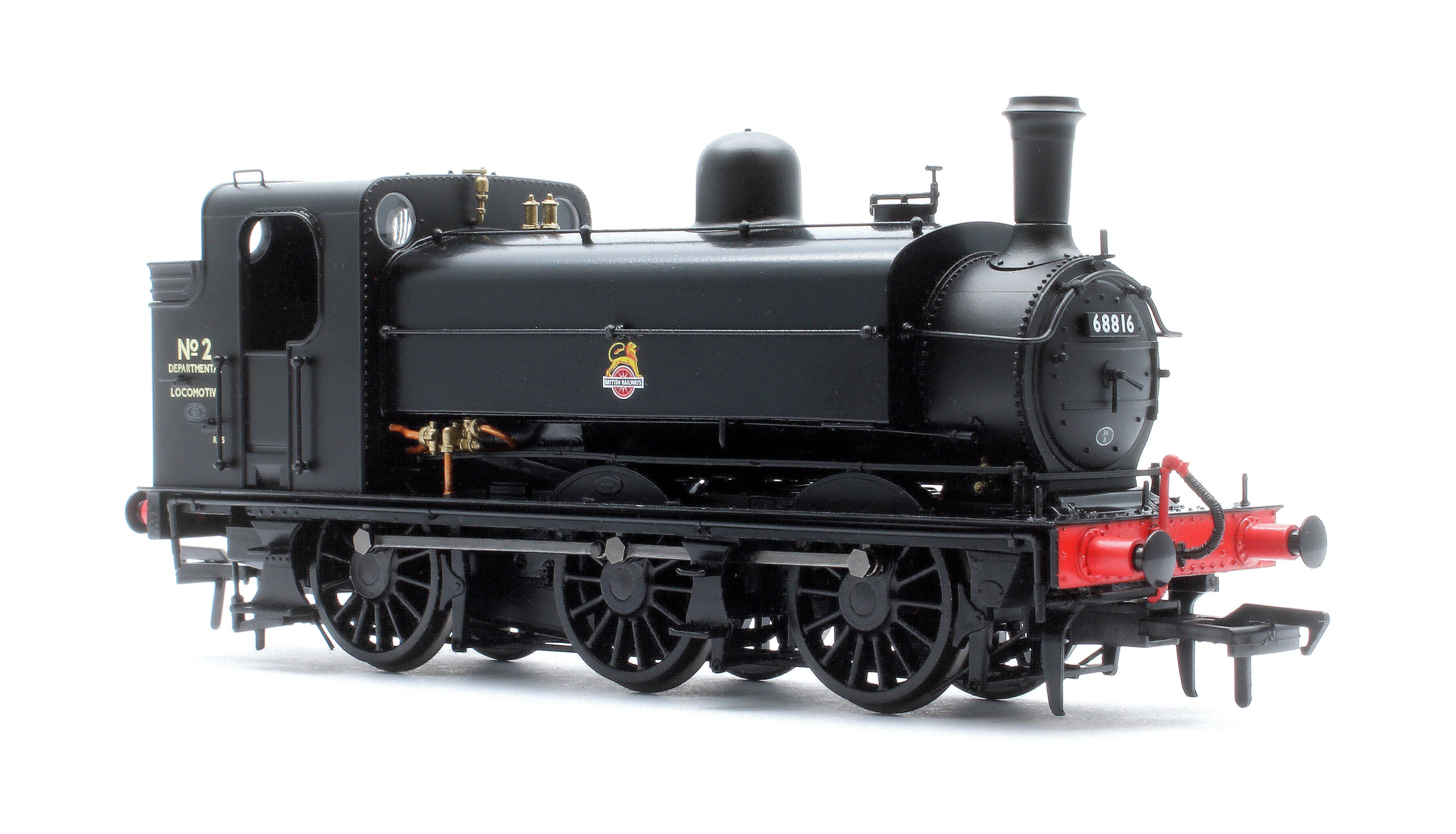 958510 LNER J52/2 No.2 BR Unlined Black Early Crest (Departmental Use) Steam Tank Locomotive - DCC Sound - Image 4