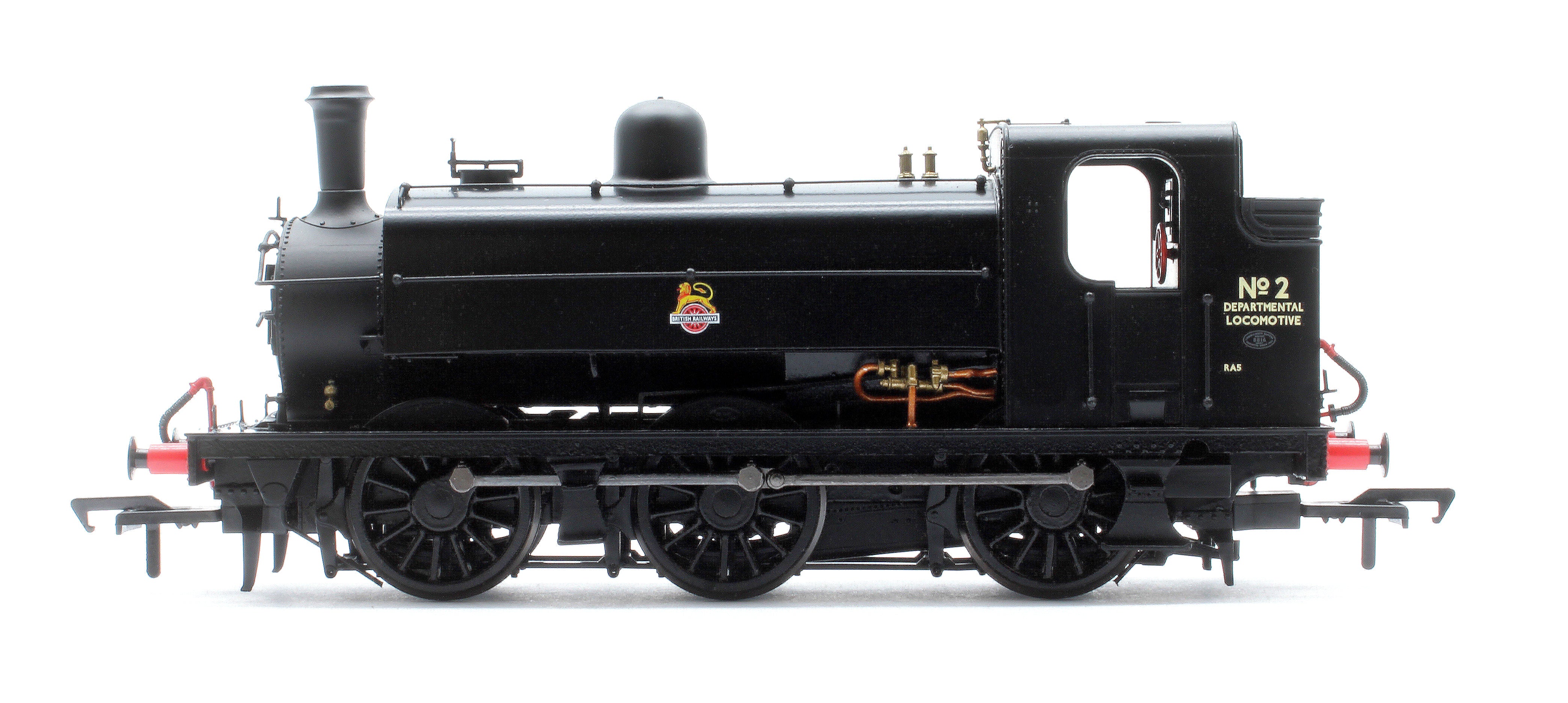 958510 LNER J52/2 No.2 BR Unlined Black Early Crest (Departmental Use) Steam Tank Locomotive - DCC Sound - Image 6