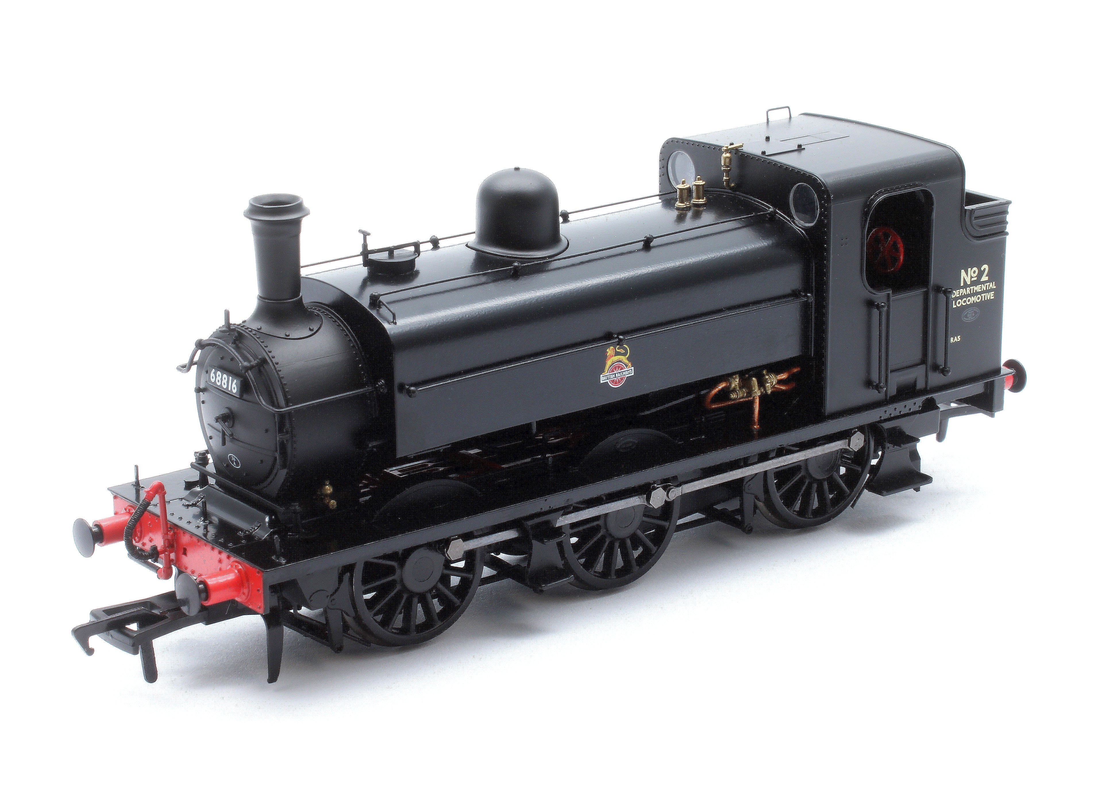 958510 LNER J52/2 No.2 BR Unlined Black Early Crest (Departmental Use) Steam Tank Locomotive - DCC Sound - Image 7