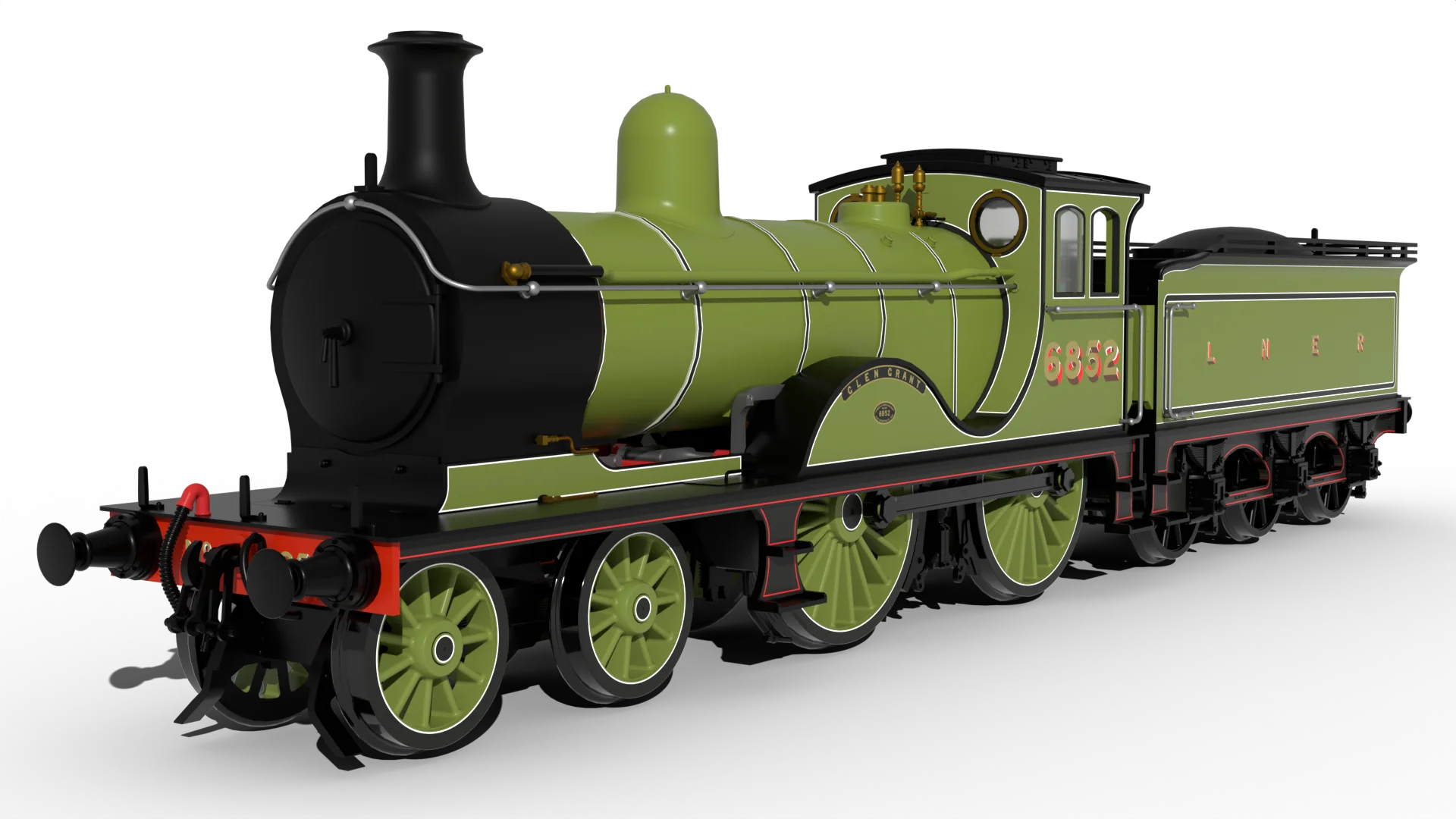 959504 LNER D40 Class 4-4-0 No.6852 'Glen Grant' - LNER Apple Green Steam Locomotive - DCC Sound
