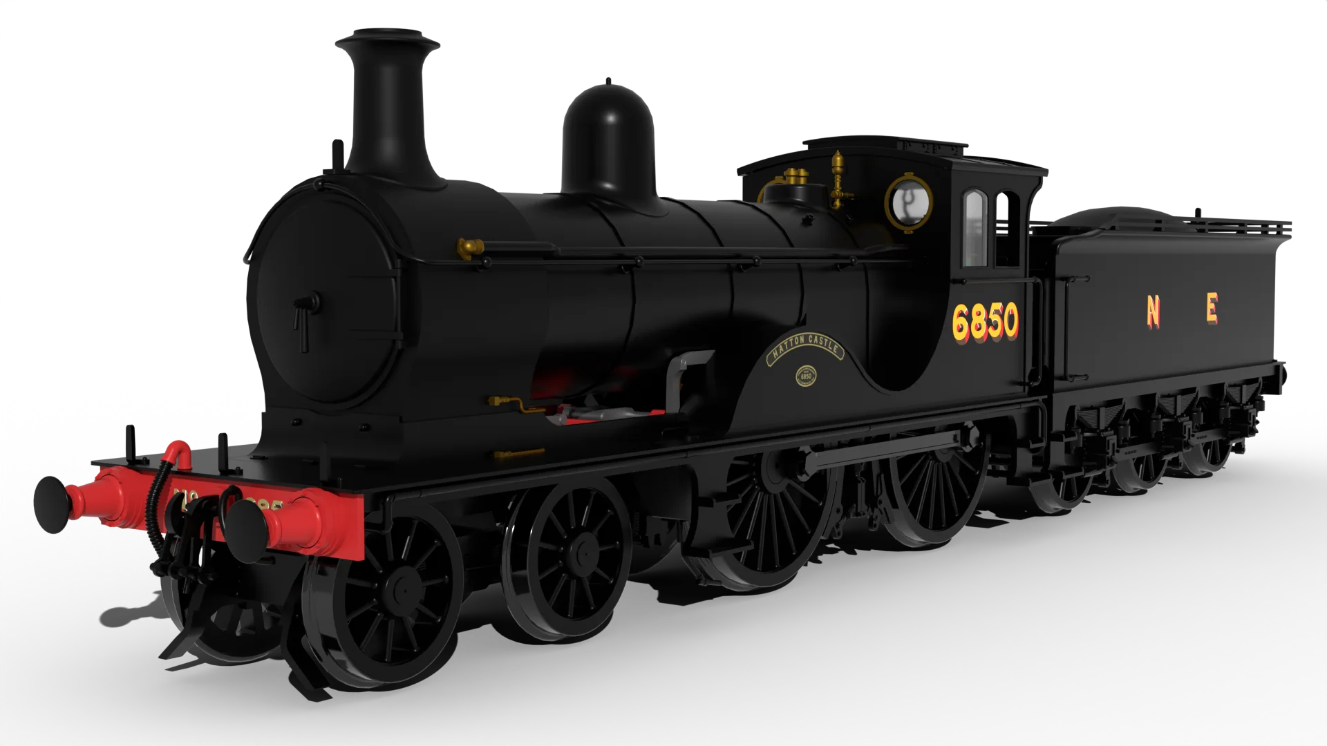 959507 LNER D40 Class 4-4-0 No.6850 'Hatton Castle' - NE Wartime Black Steam Locomotive - DCC Sound