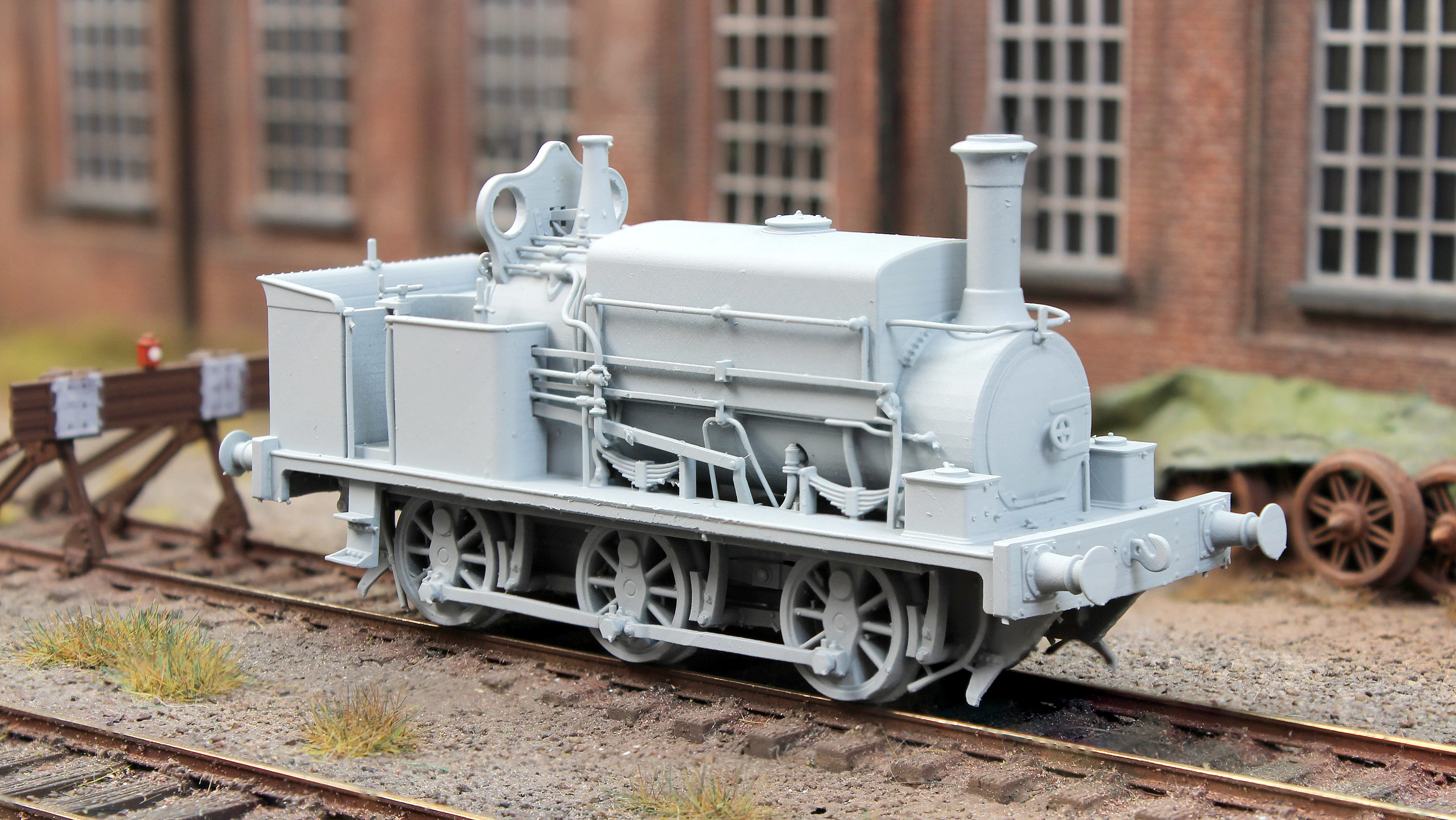 960008 Manning Wardle L Class Unnumbered in Plain Red 0-6-0ST Steam Tank Locomotive - Image 3