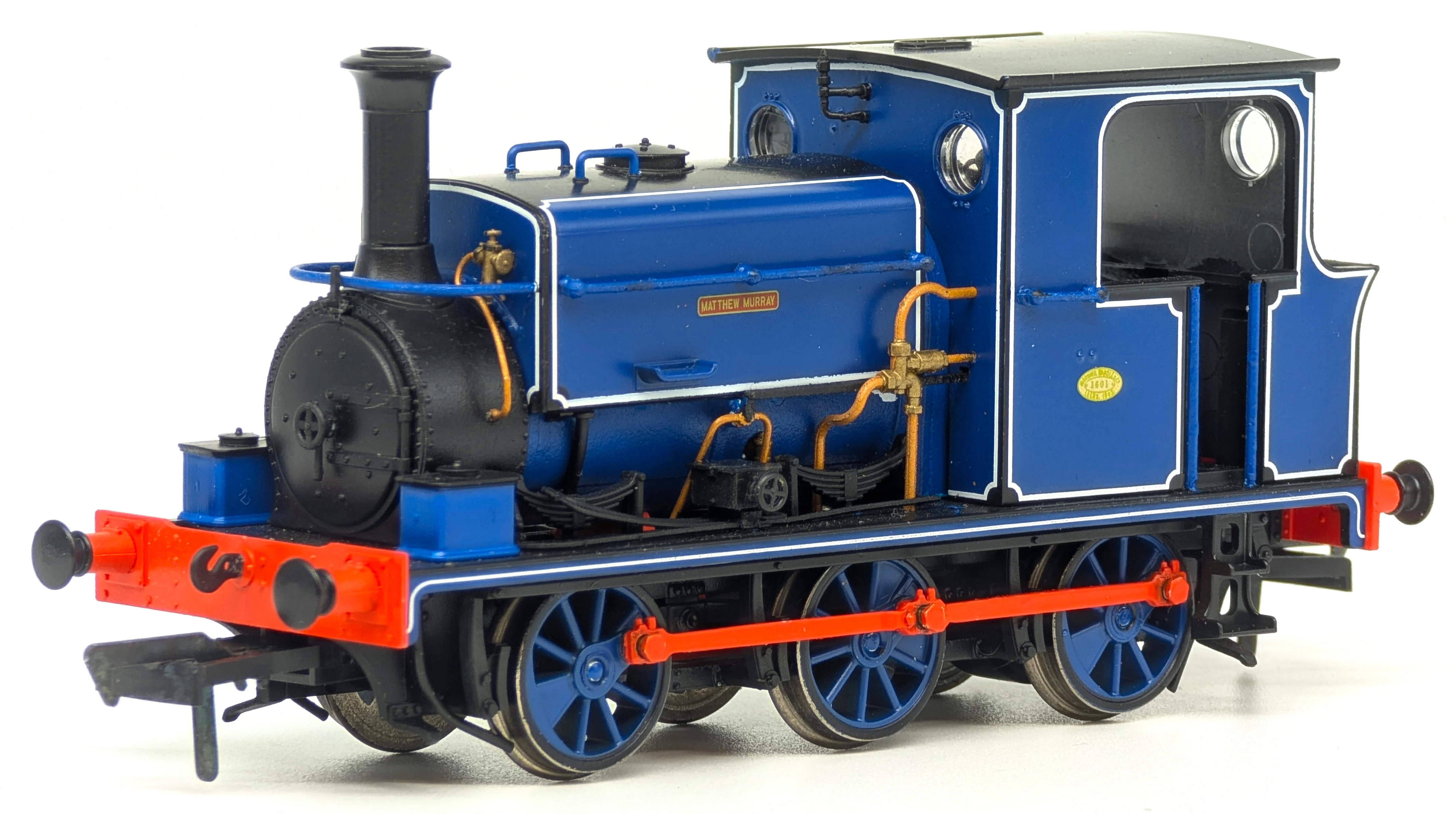 960501 Manning Wardle L Class 'Matthew Murray' in Lined Blue 0-6-0ST Steam Tank Locomotive - DCC Sound
