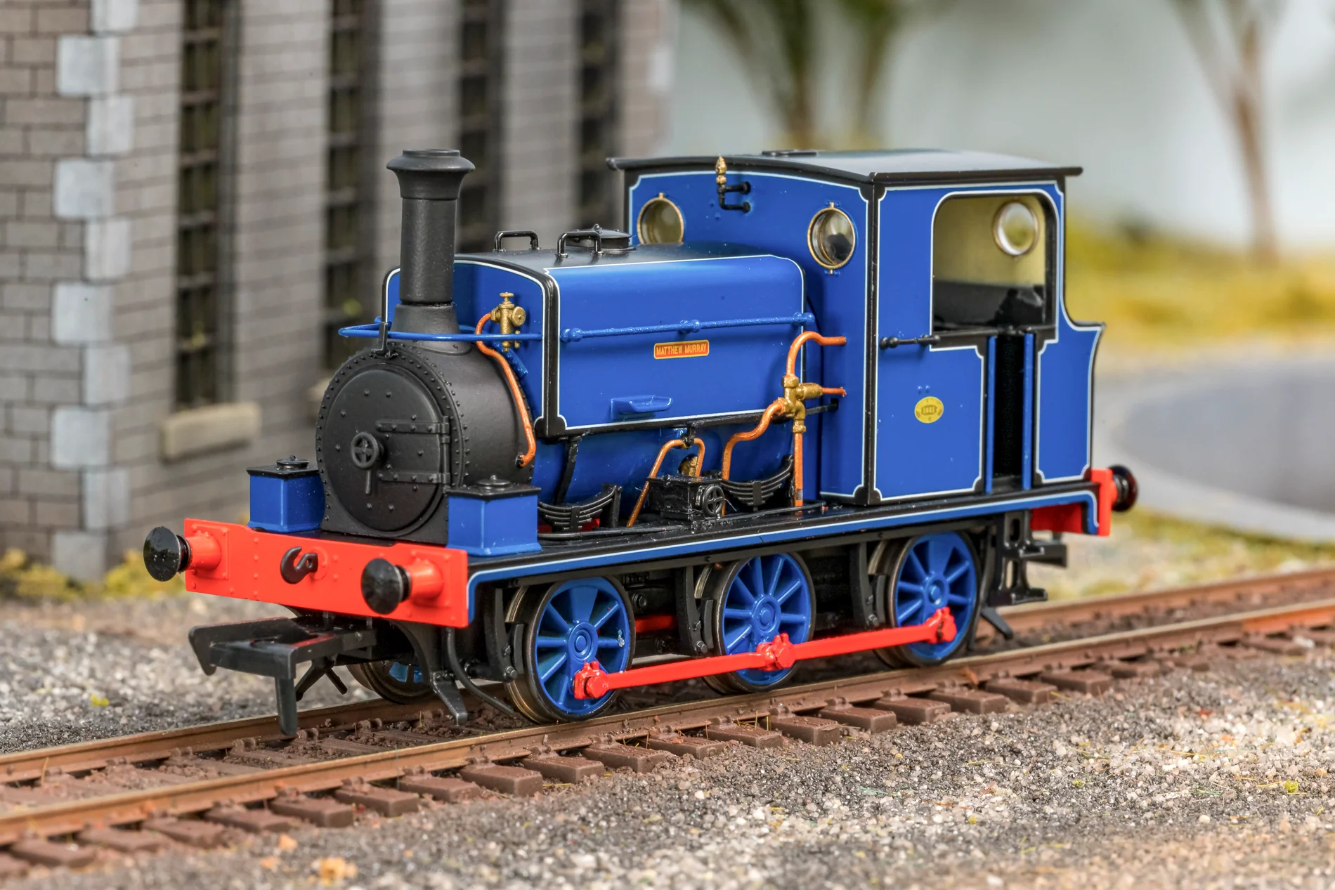 960501 Manning Wardle L Class 'Matthew Murray' in Lined Blue 0-6-0ST Steam Tank Locomotive - DCC Sound - Image 4
