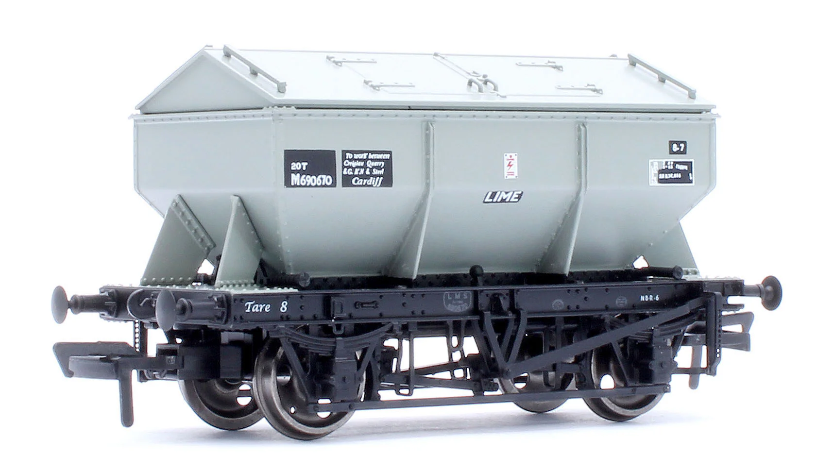 963011 LMS Iron Ore Hopper - BR (Lime) No.M690670 - Image 3