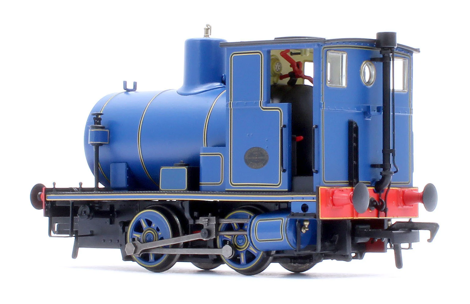 965002 Andrew Barclay Fireless 0-4-0 - Lined Caledonian Blue Steam Locomotive - Image 3