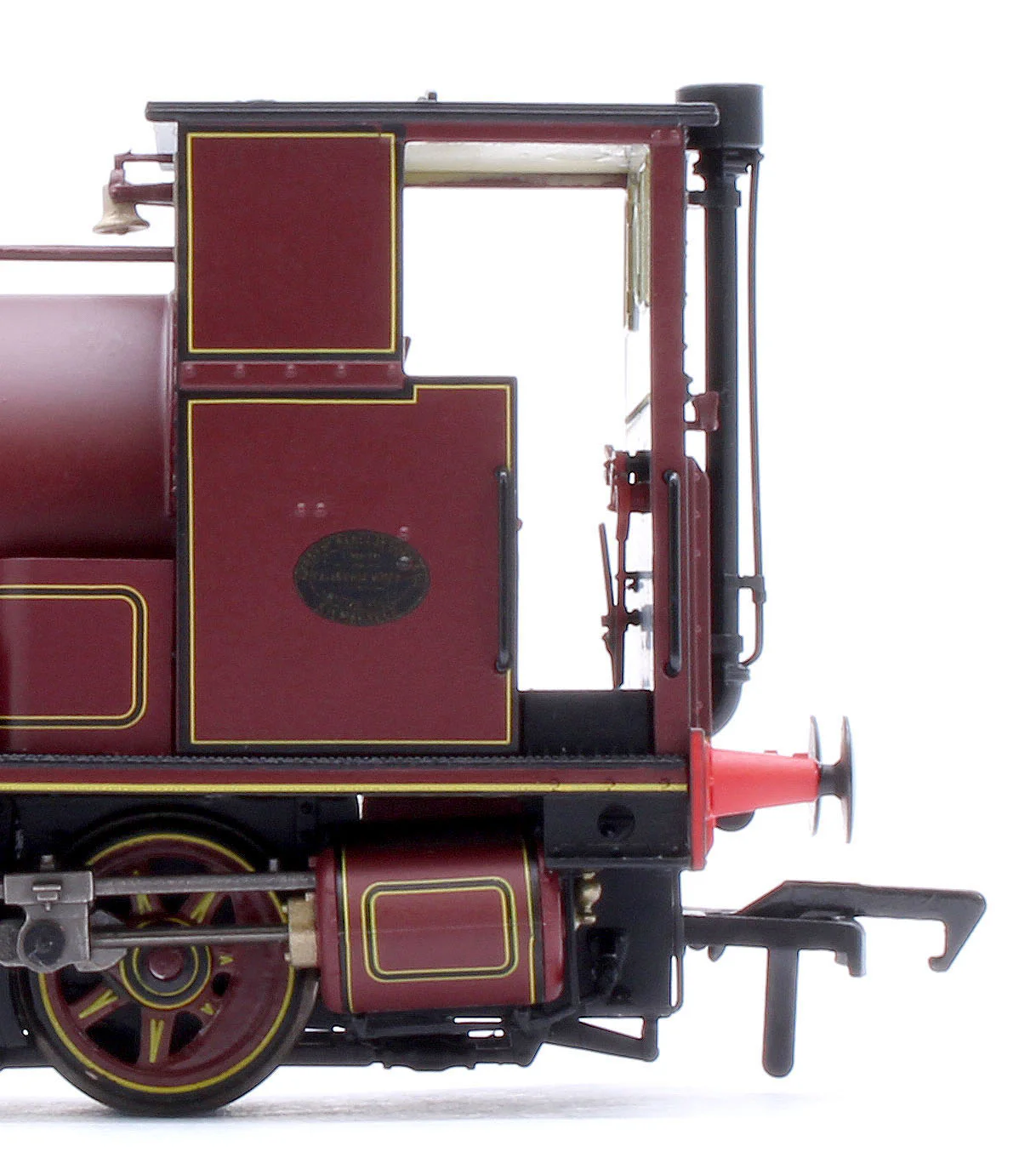 965510 Andrew Barclay Fireless 0-4-0 - Lined Maroon Steam Locomotive - DCC Sound - Image 10