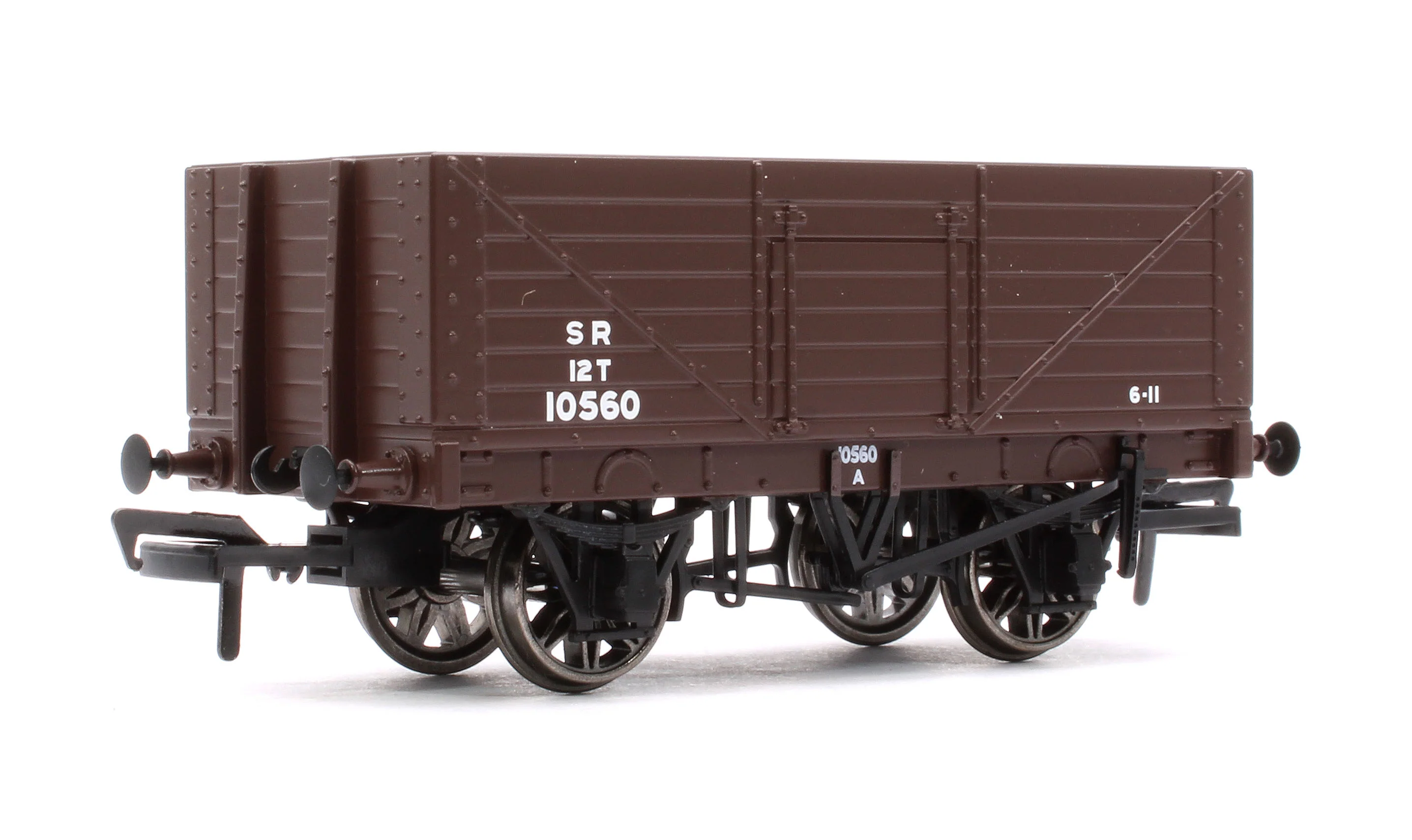 967410 SECR 12T 7 Plank Mineral Wagon (SR Dia.1357) SR (post-1936) No.10560 - Image 3