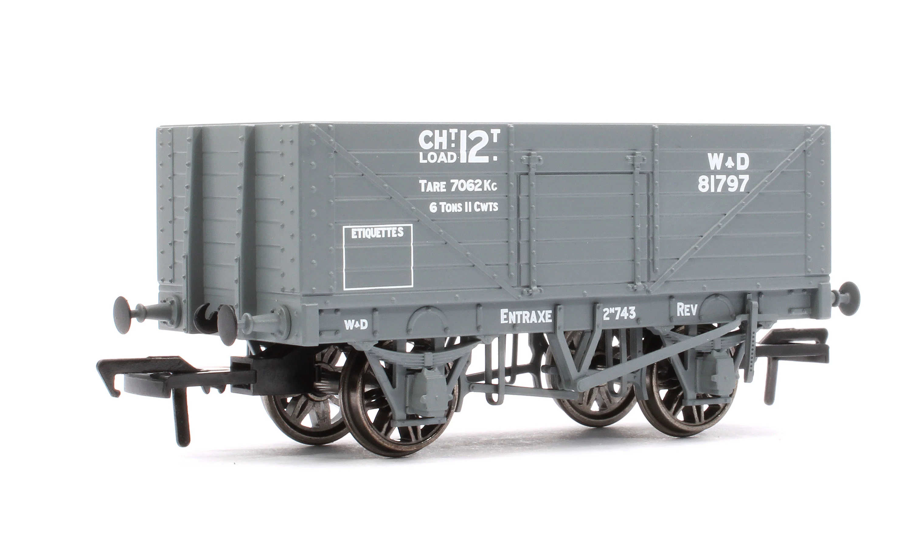 967418 7 Plank 1907 Private Owner Wagon WD No.81797 - Image 3